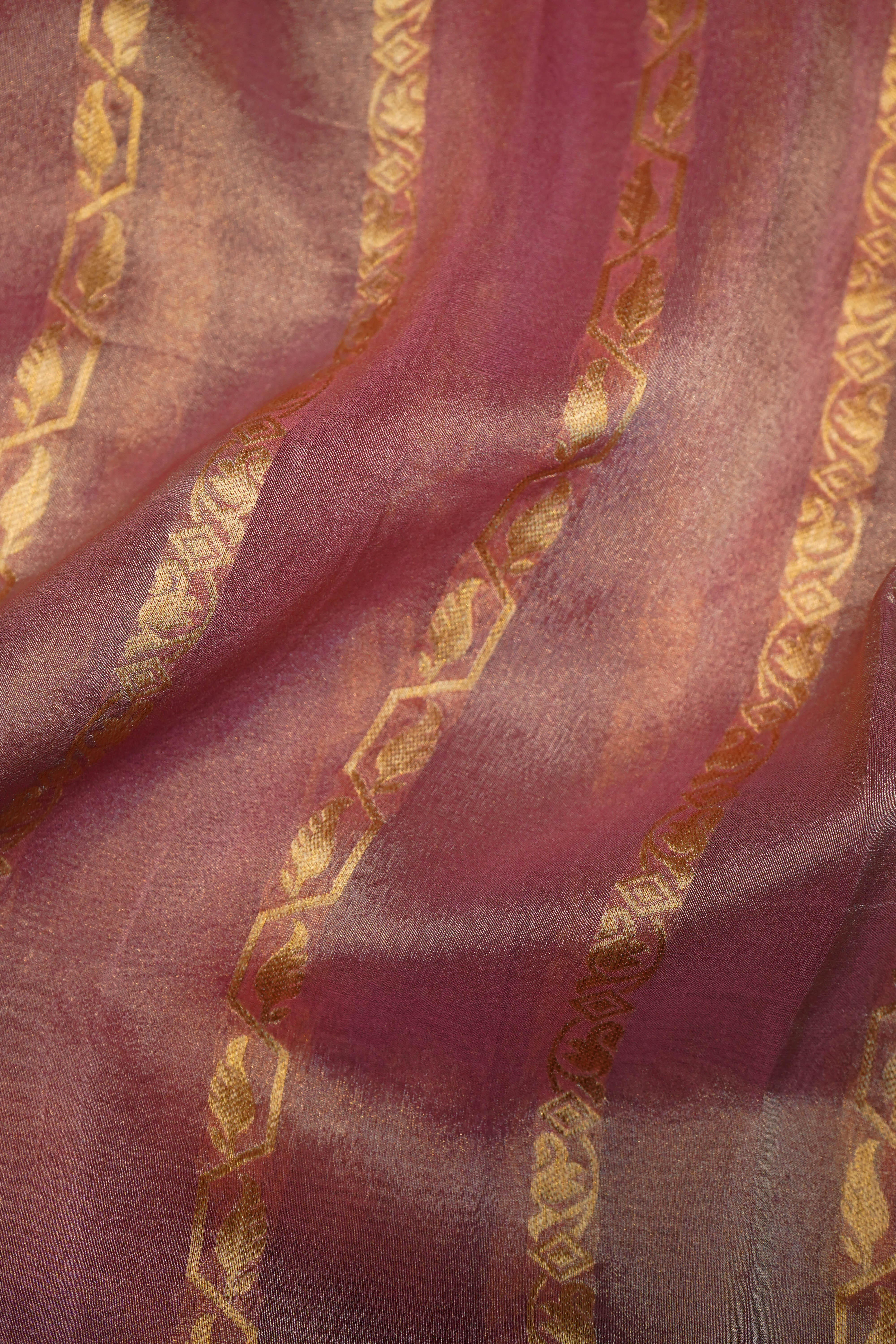 Designer Rangkat Tissue Silk Saree