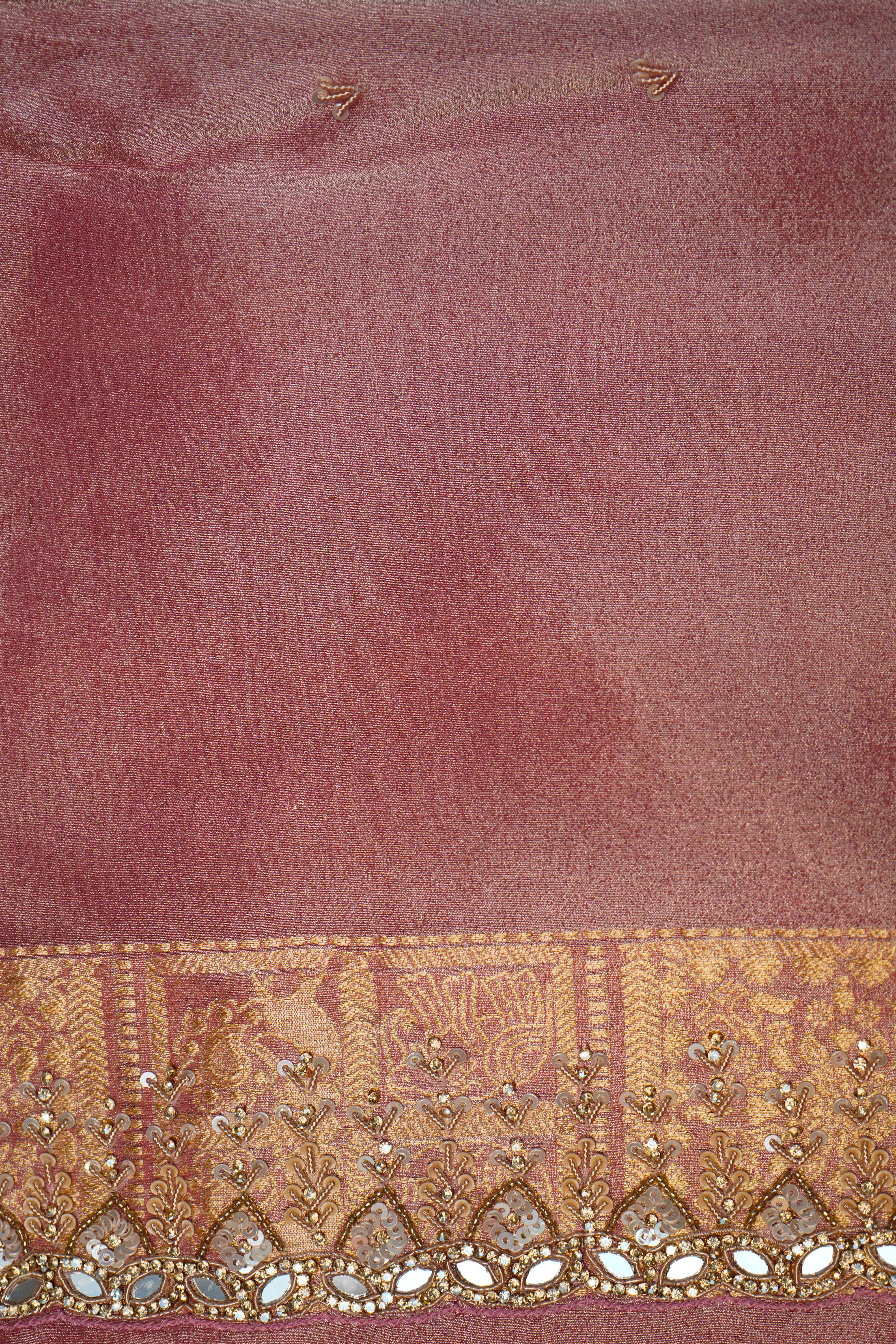 Designer Rangkat Tissue Silk Saree