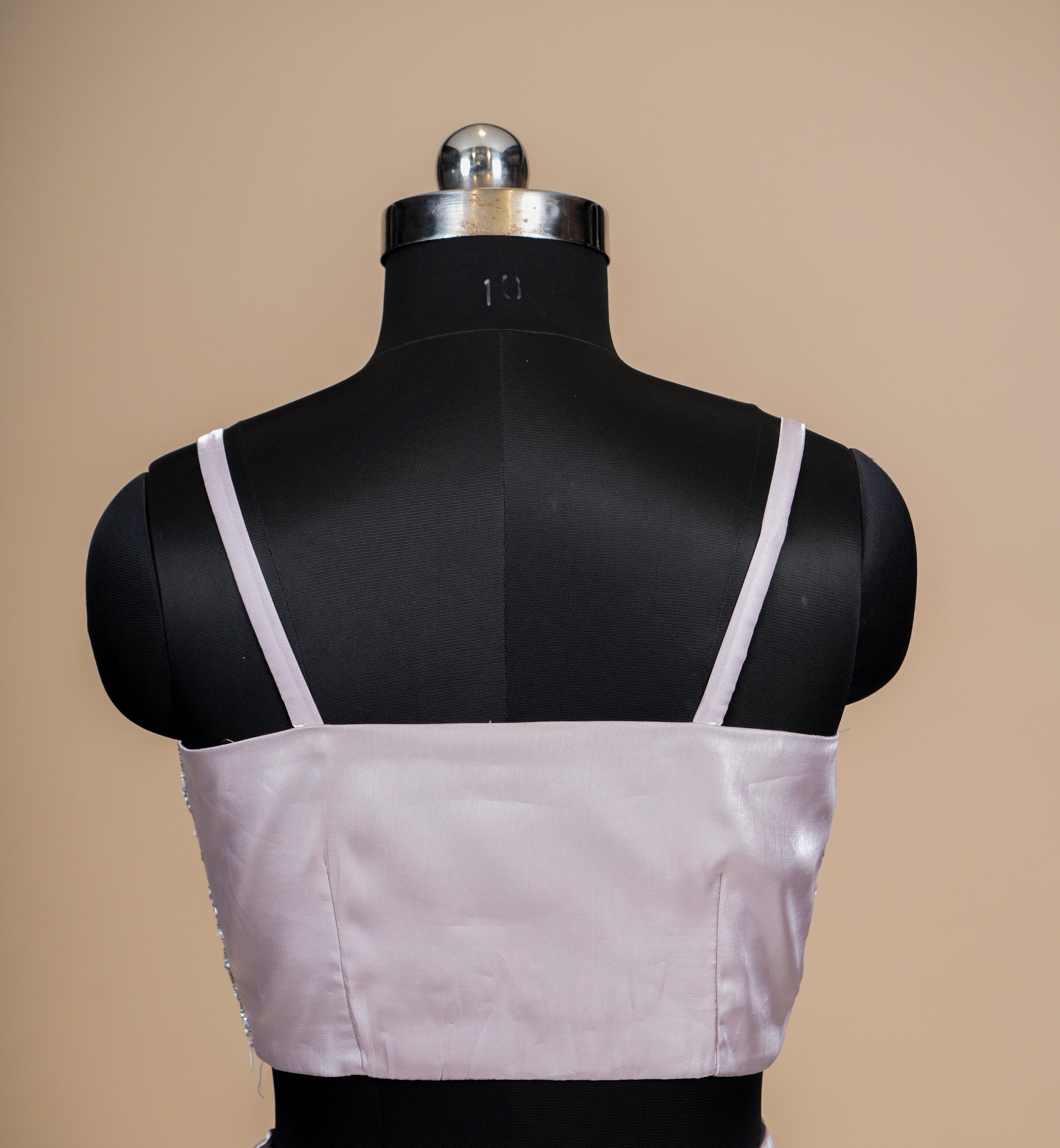 Designer Pastel Purple Organza Silk Party Wear Indo Western - Sumangal Ekam