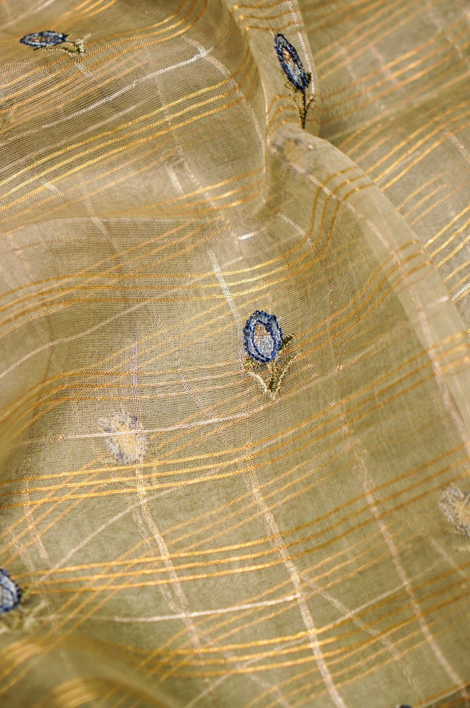 Designer Off White Organza Suit