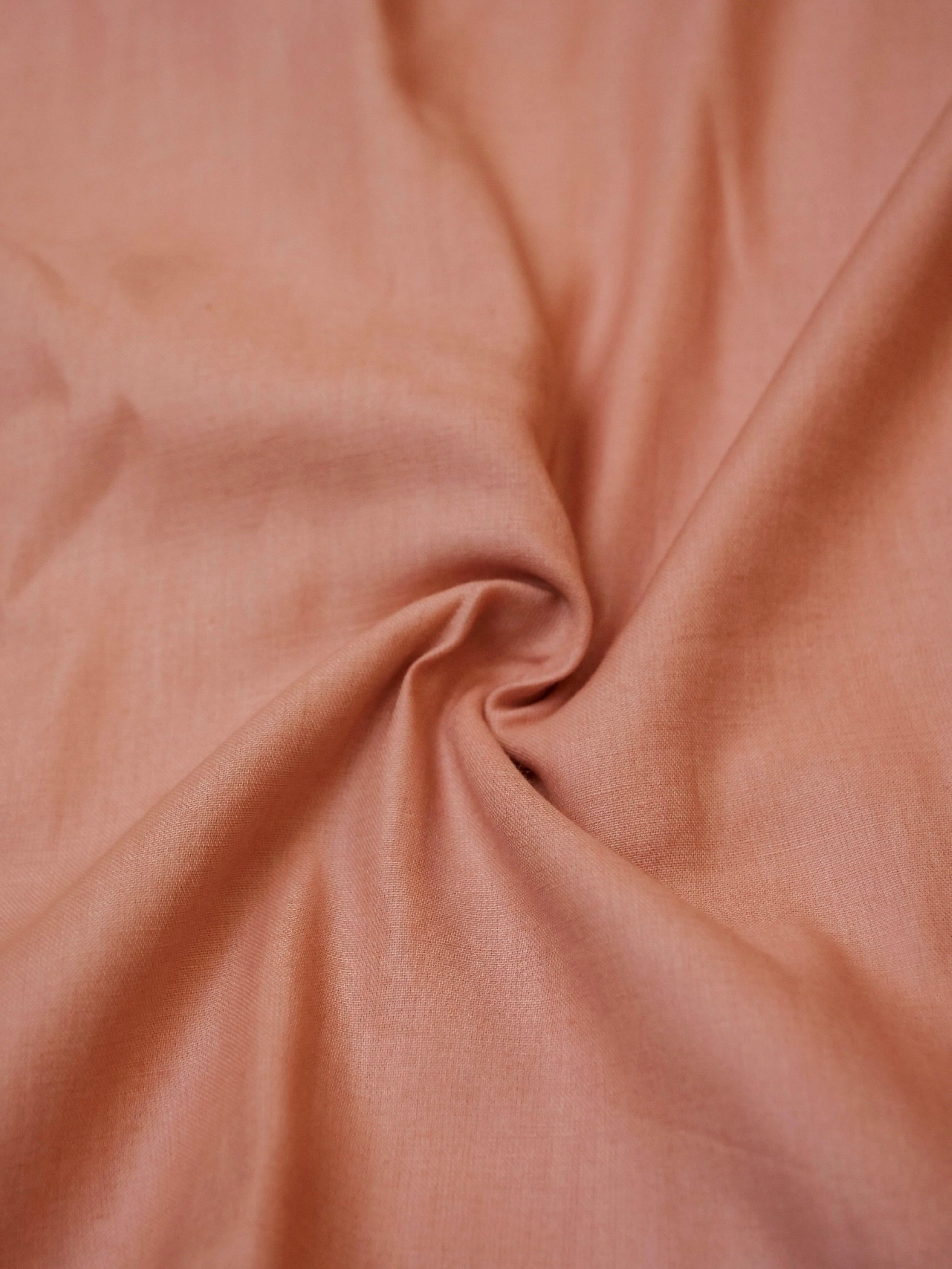 Handwoven Pink Banarasi Muslin Silk Suit - Sumangal Ekam