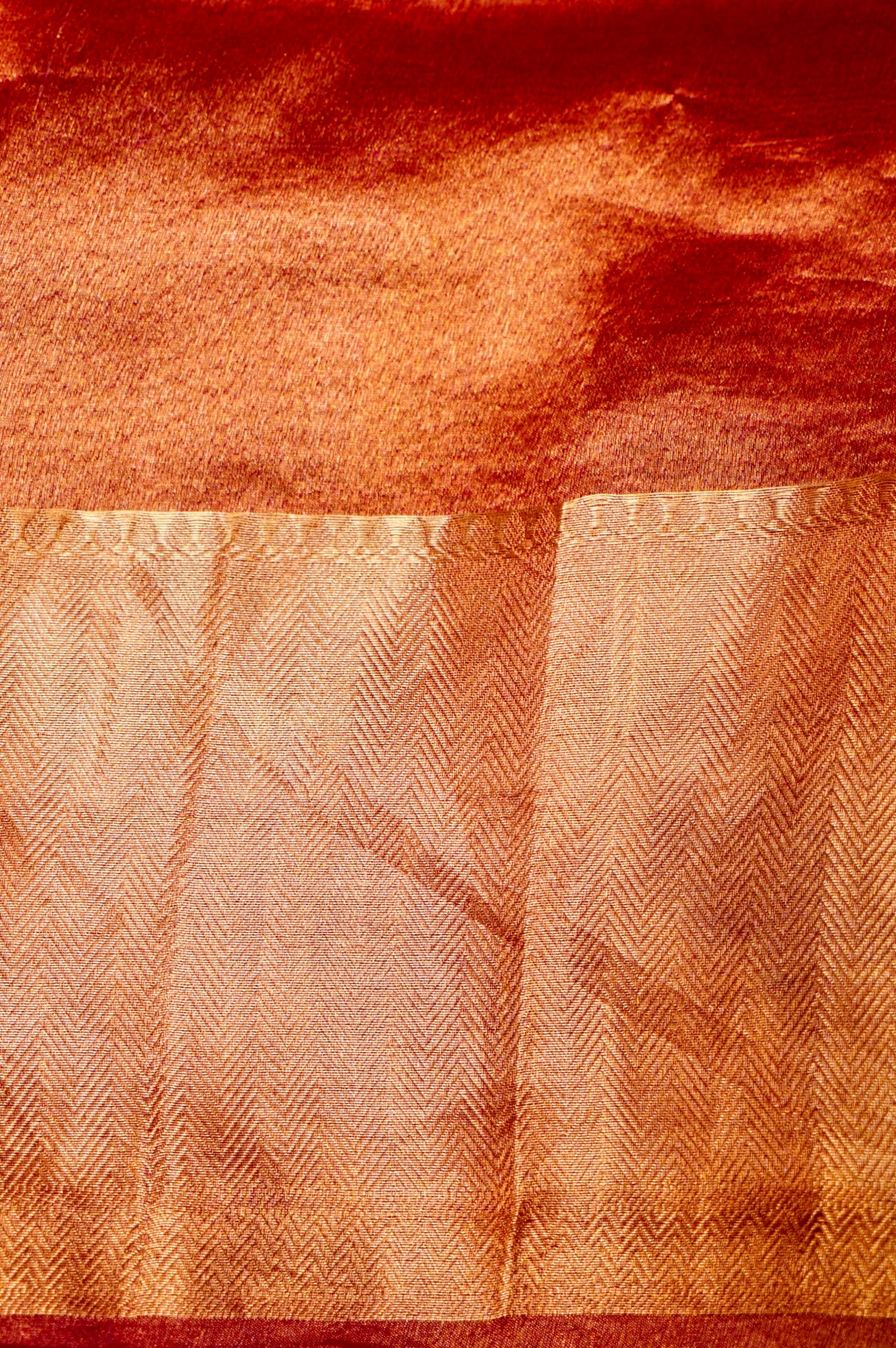 Designer Red Tissue Silk Saree