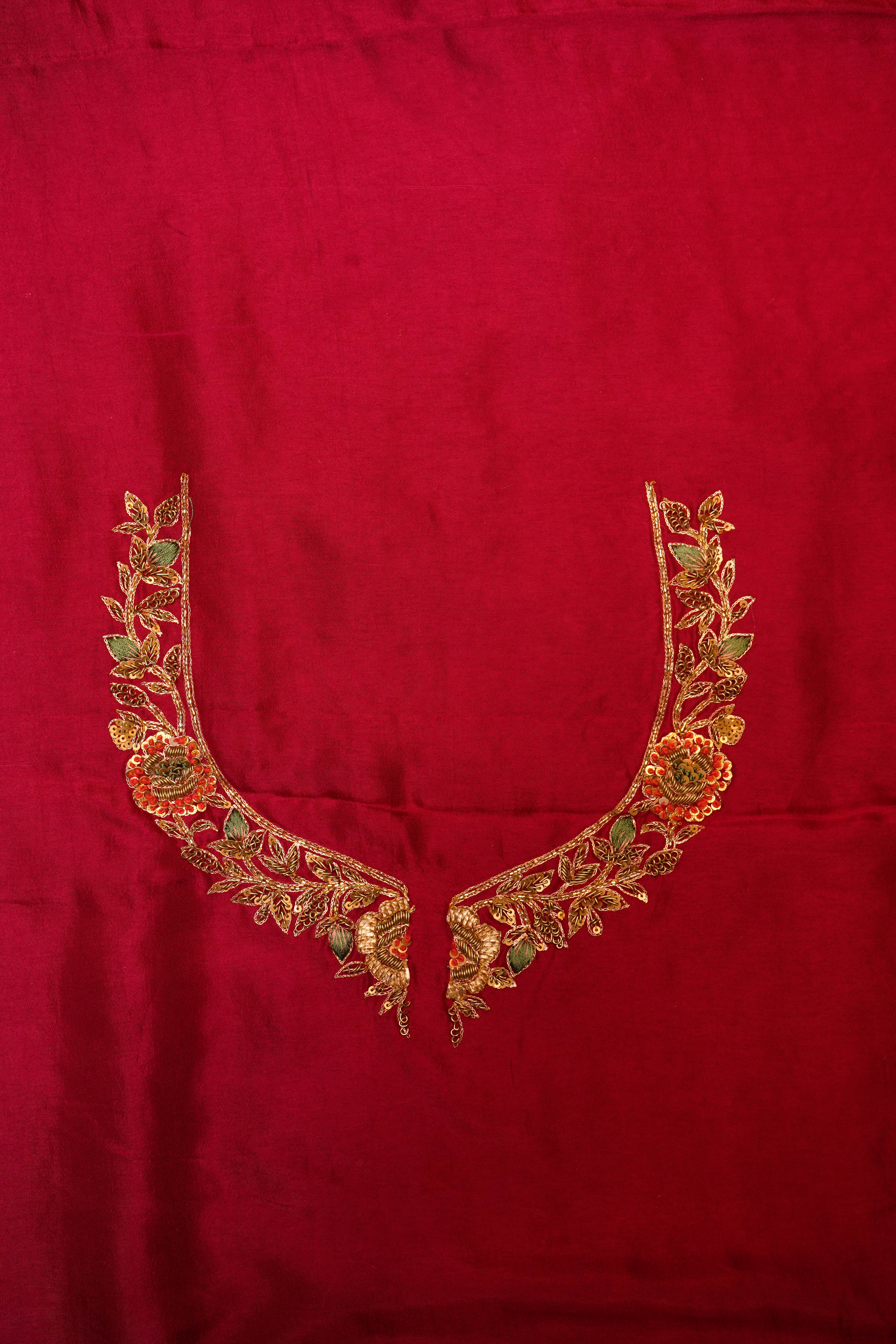 Designer Pink Munga Silk Saree