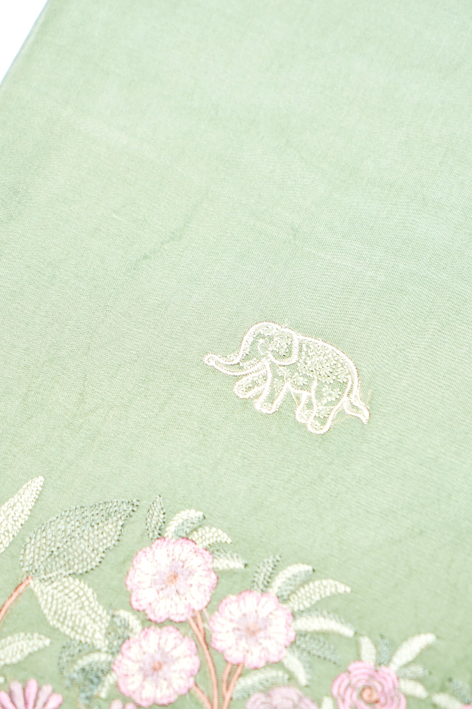 Designer Sea Green Organza Silk Suit