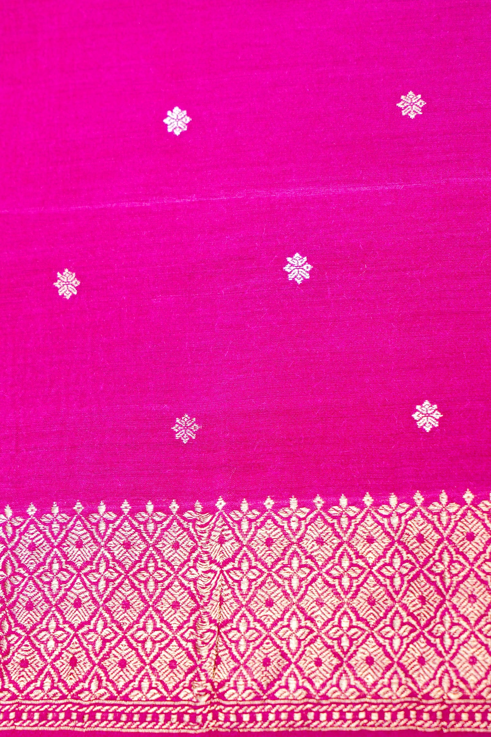 Designer Pink Moonga Silk Suit