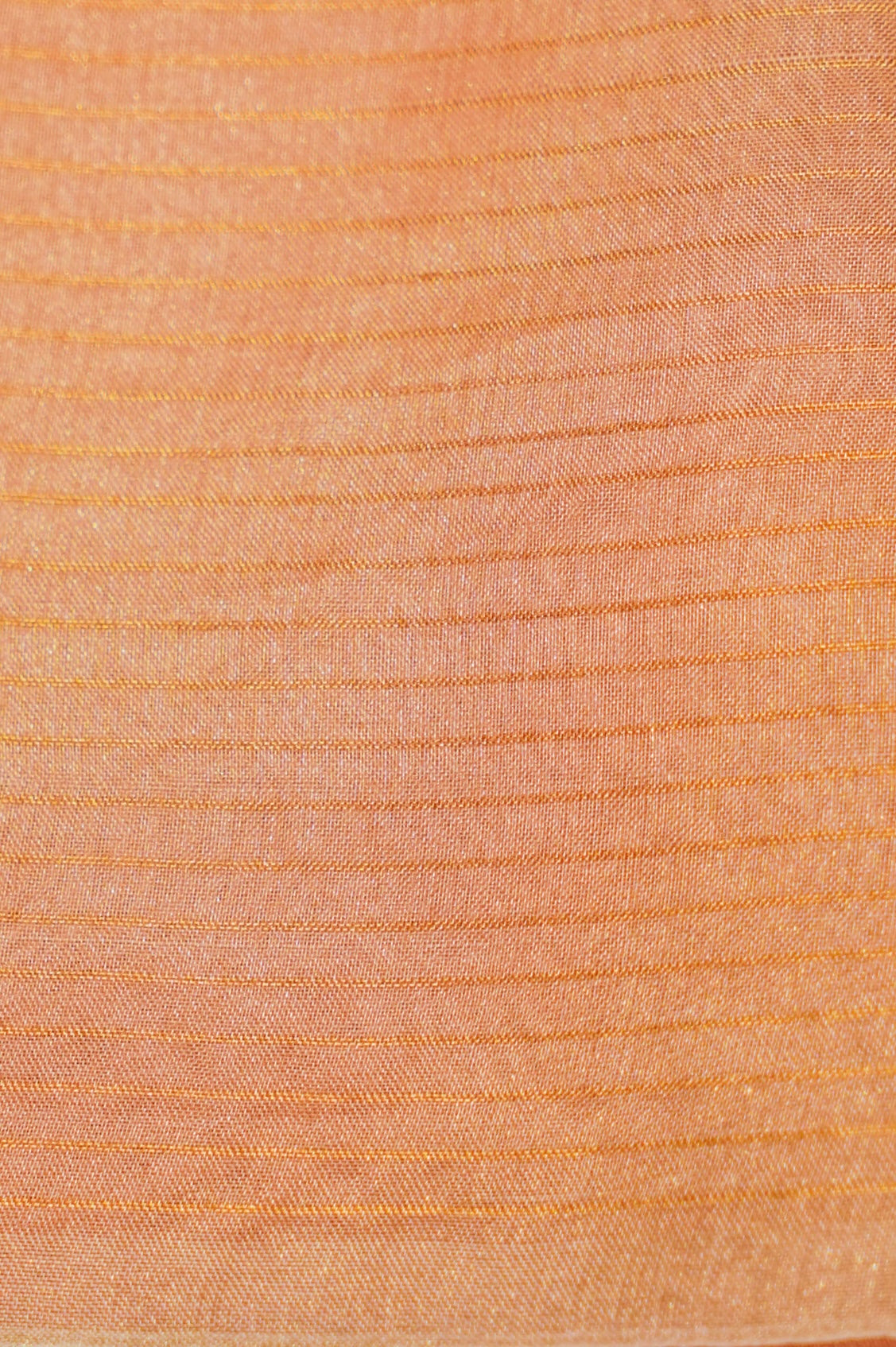 Designer Peach Organza Saree