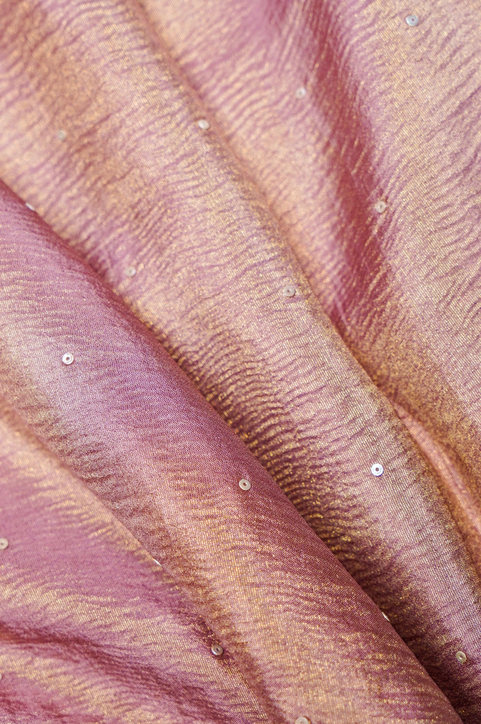 Designer Lavender Tissue Silk Saree