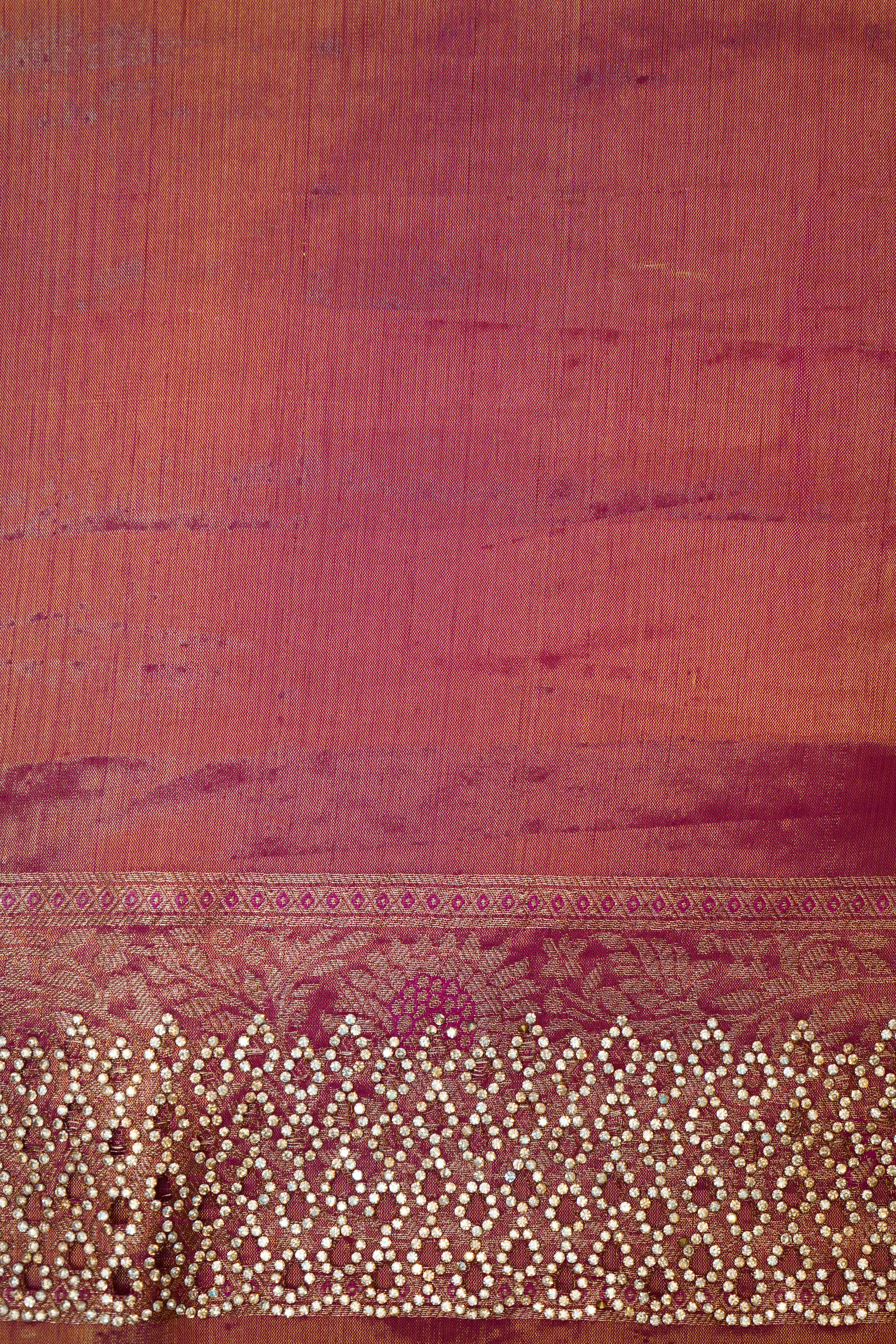 Designer Pink Blended Katan Silk Saree