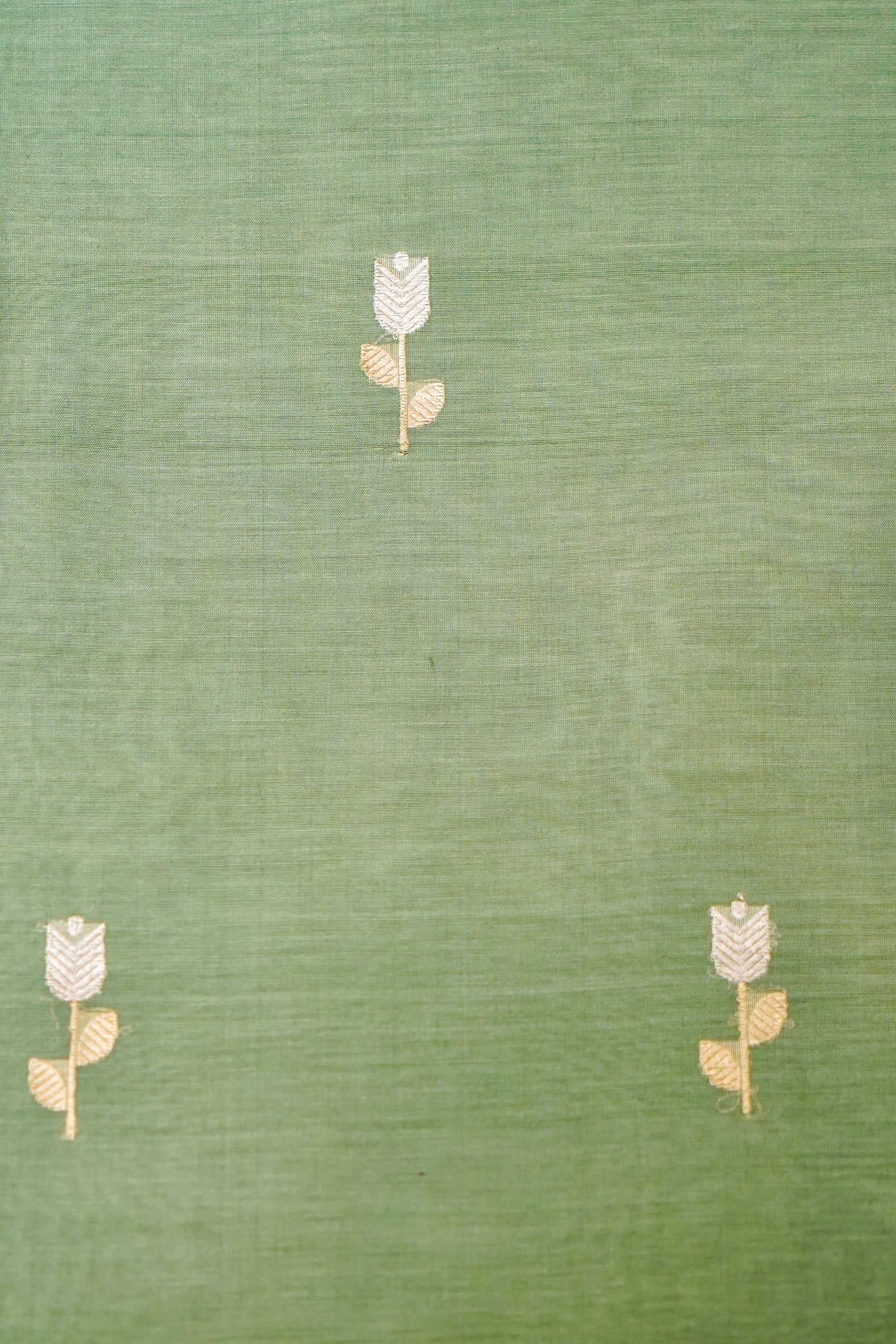 Designer Pastel Green Cotton Silk Suit