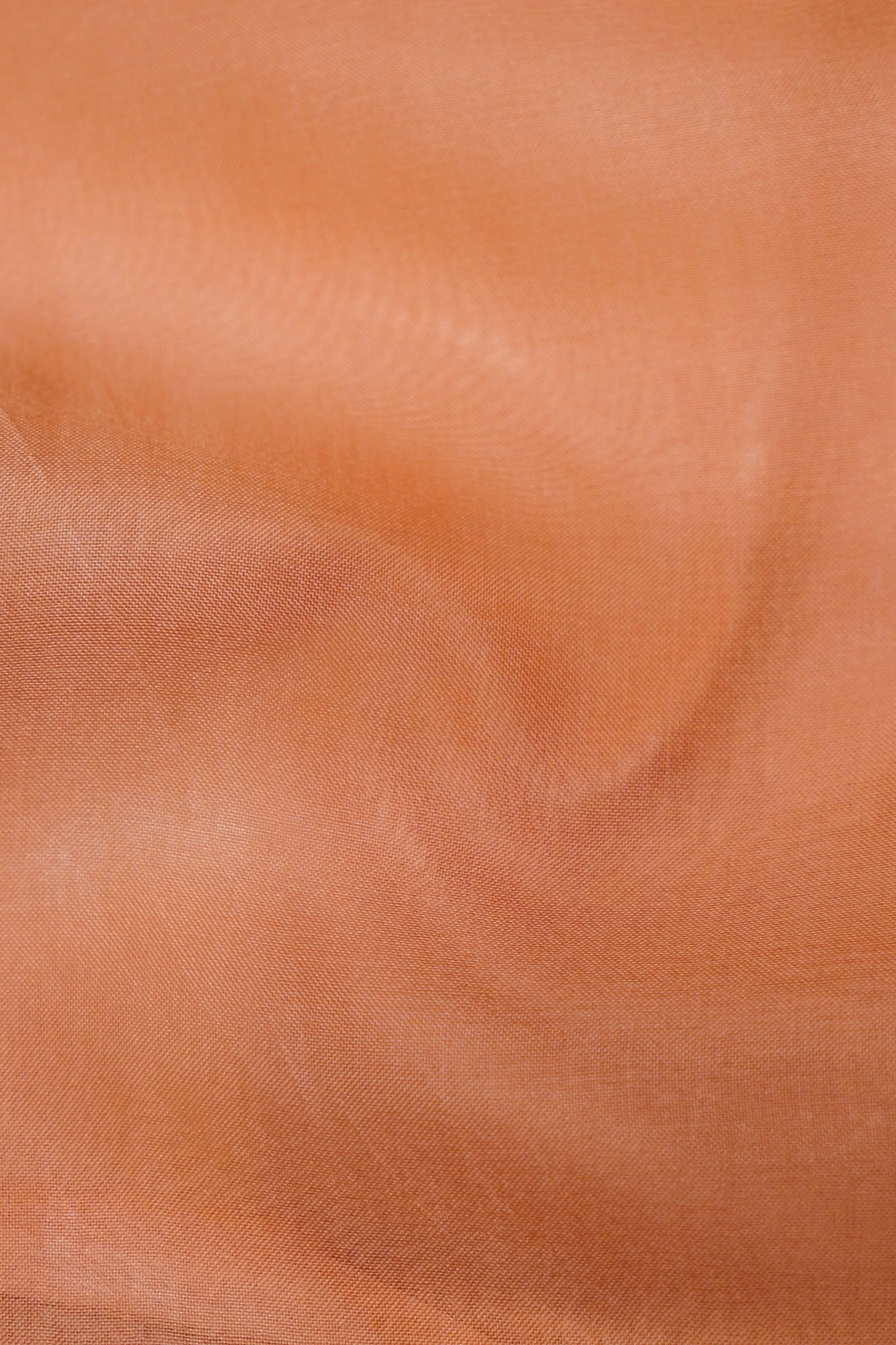 Designer Peach Tissue Silk Suit