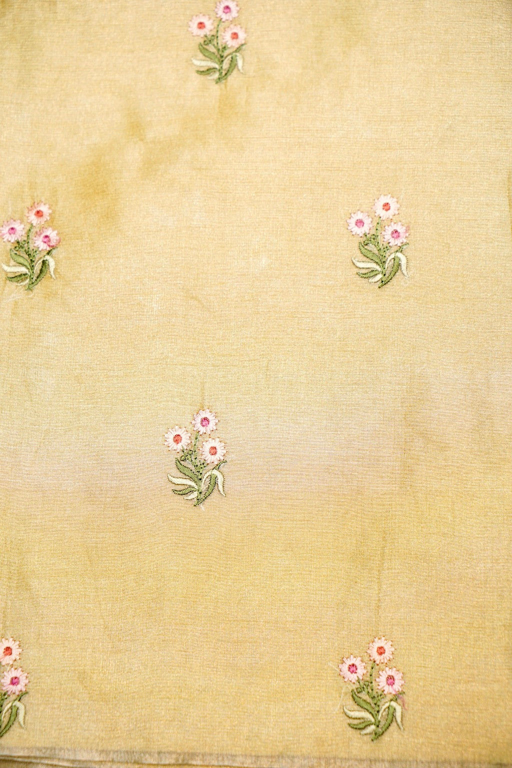 Designer Light Green Organza Silk Suit