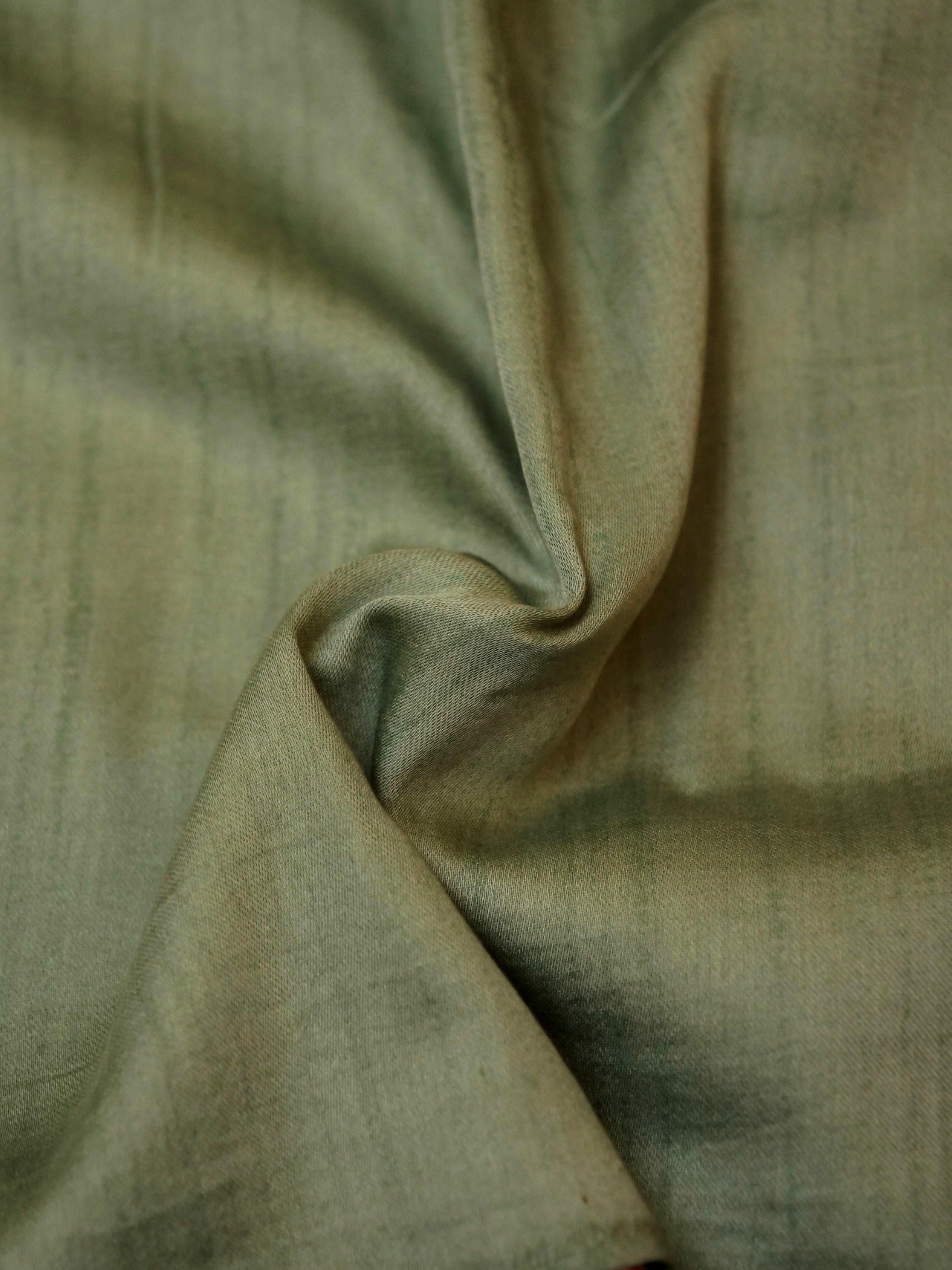 Handwoven Pista Green Banarasi Tissue Silk Suit - Sumangal Ekam