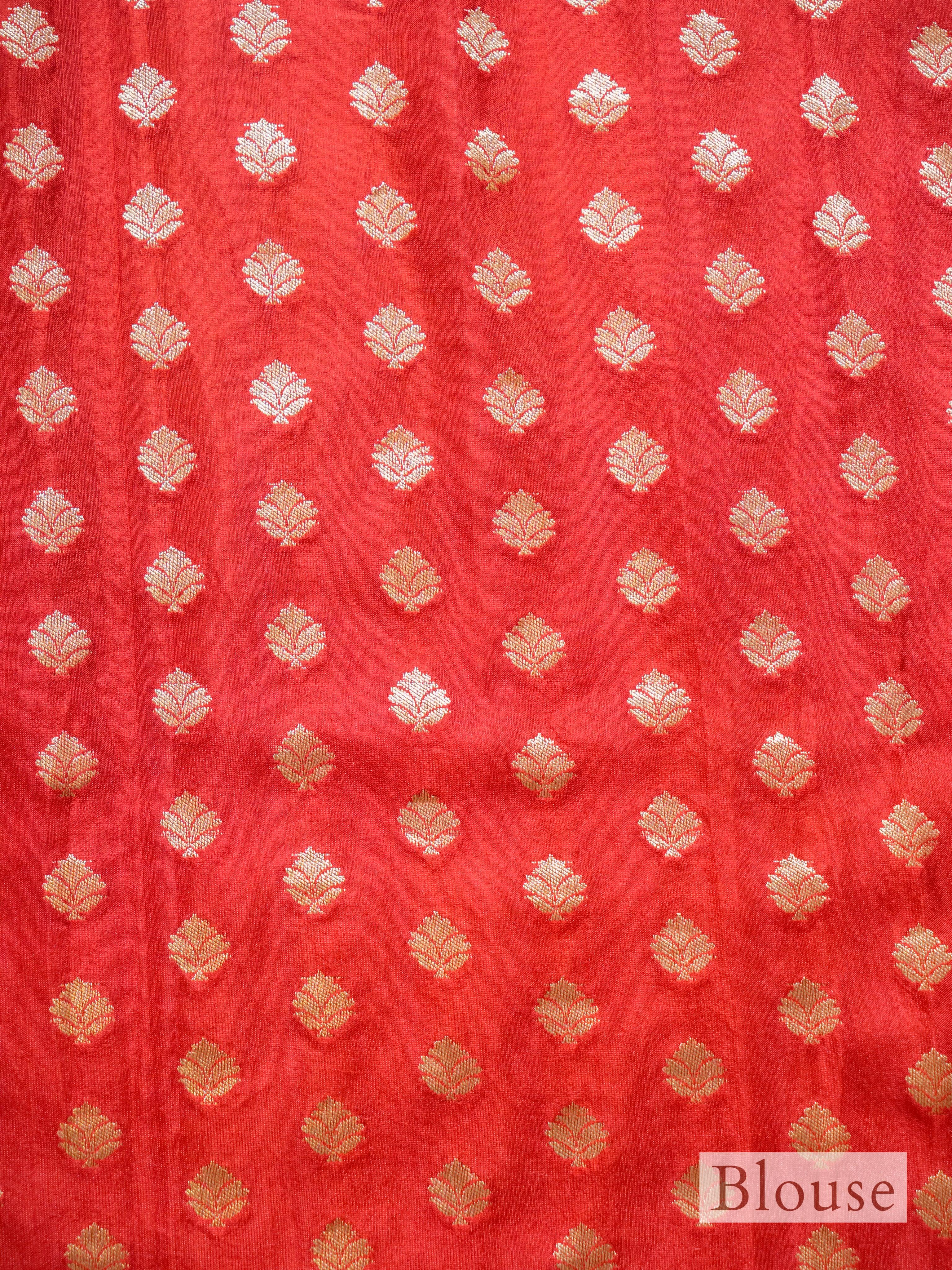 Handwoven Black Banarasi Silk Saree - Sumangal Ekam