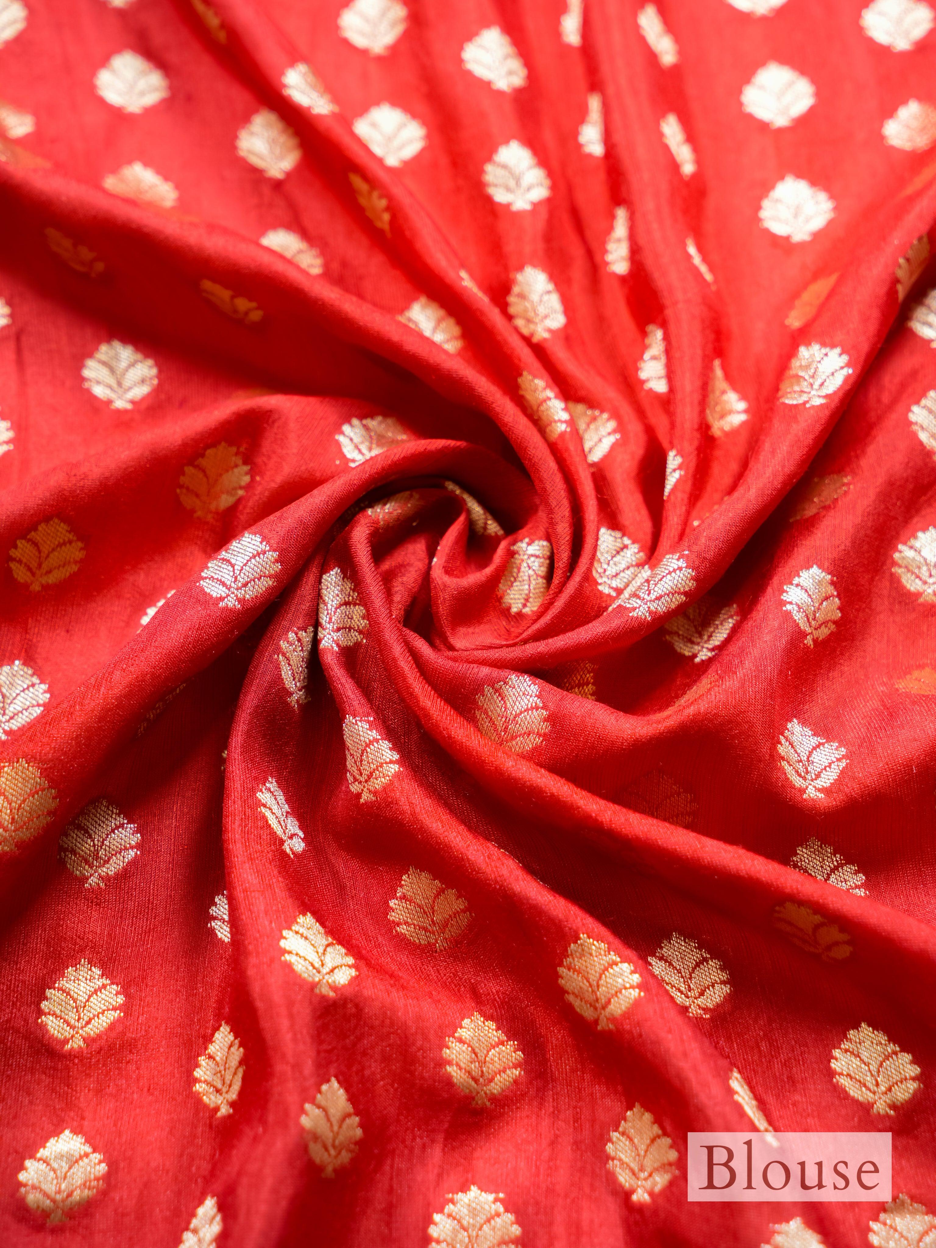 Handwoven Black Banarasi Silk Saree - Sumangal Ekam
