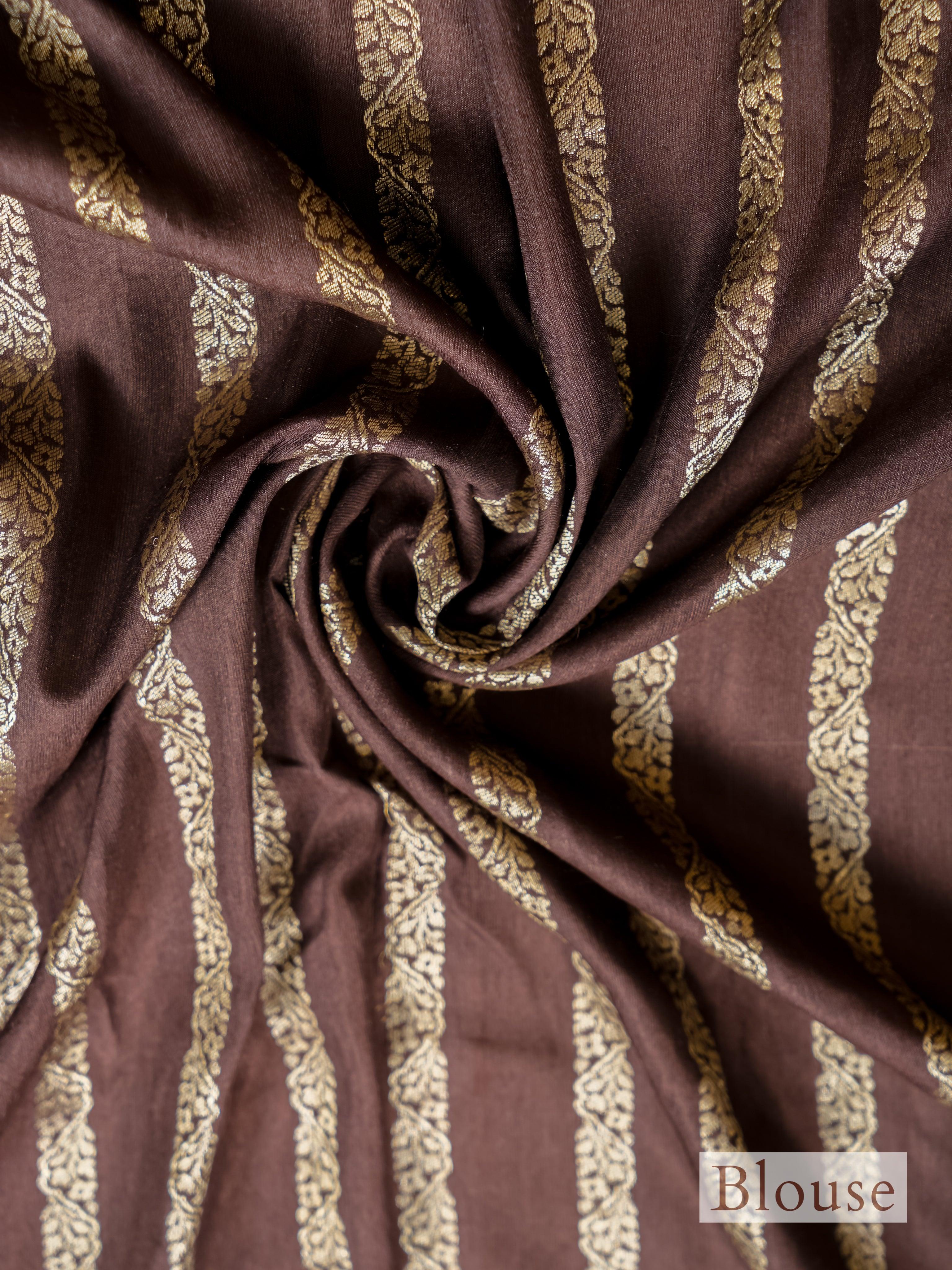 Handwoven Yellow Banarasi Moonga Soft Silk Saree - Sumangal Ekam