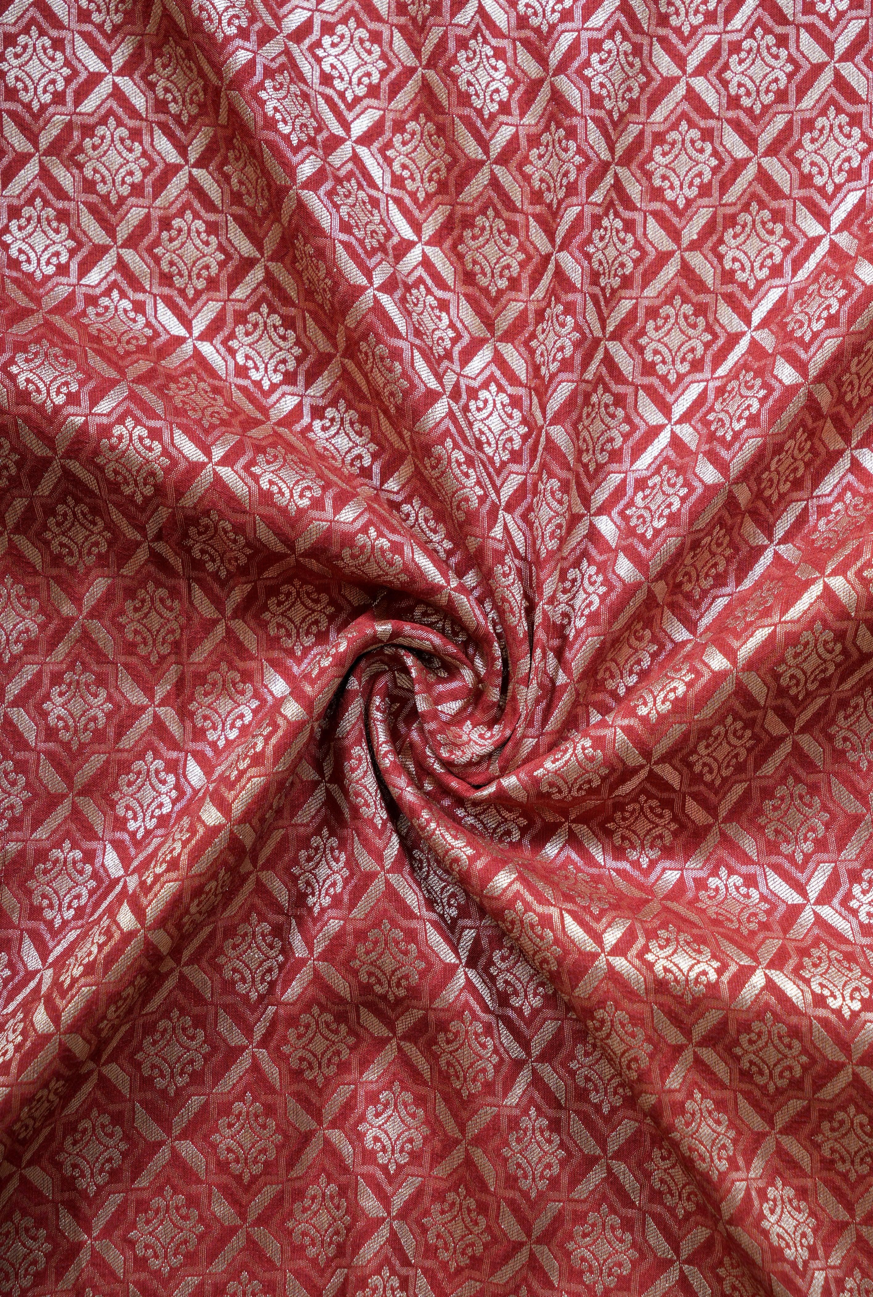 Handwoven Mustard Yellow Banarasi Handloom Silk Saree - Sumangal Ekam