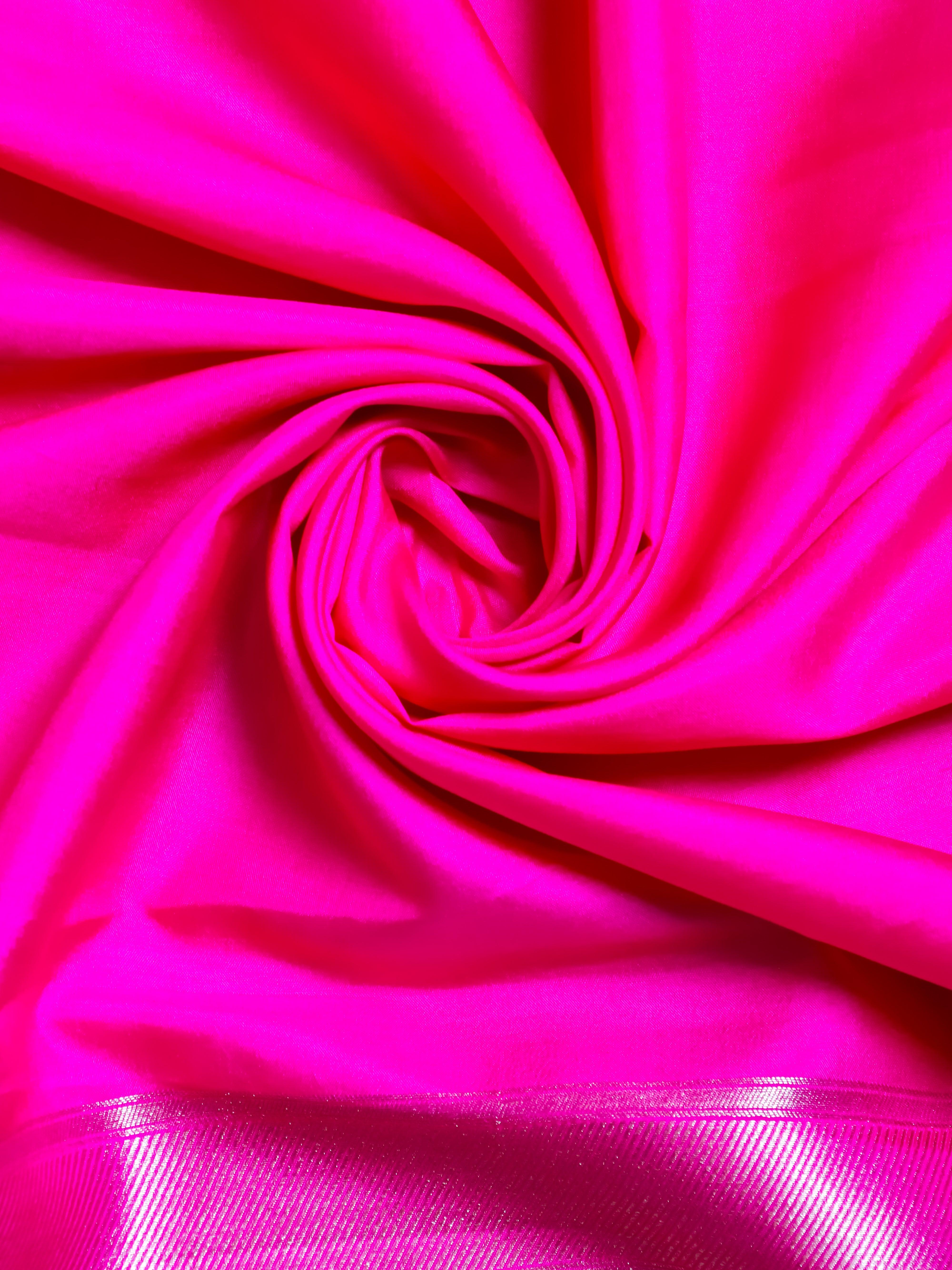 Handwoven Pink Banarasi Katan Silk Saree - Sumangal Ekam