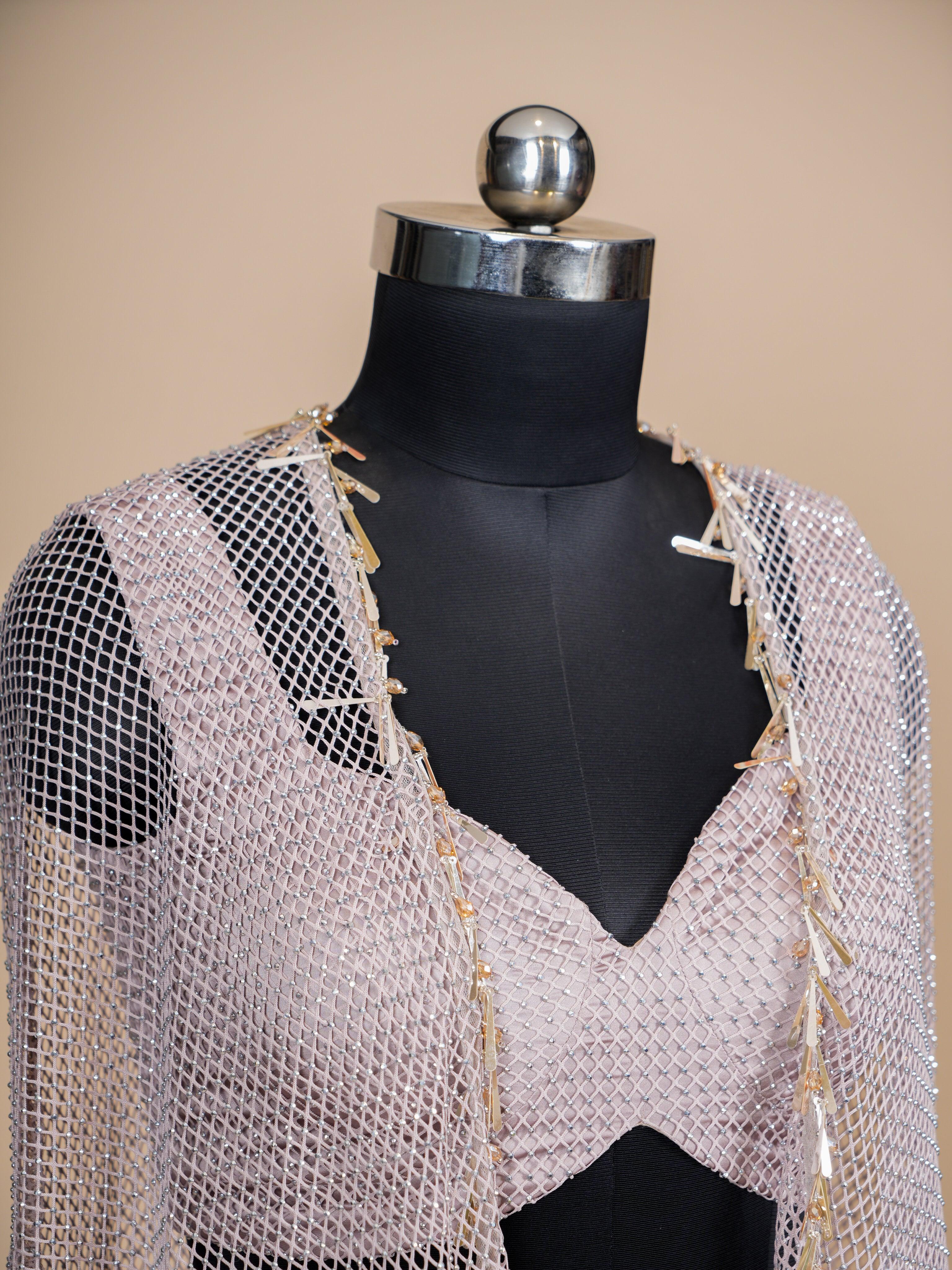 Designer Move Crepe Silk Party Wear Indo Western - Sumangal Ekam