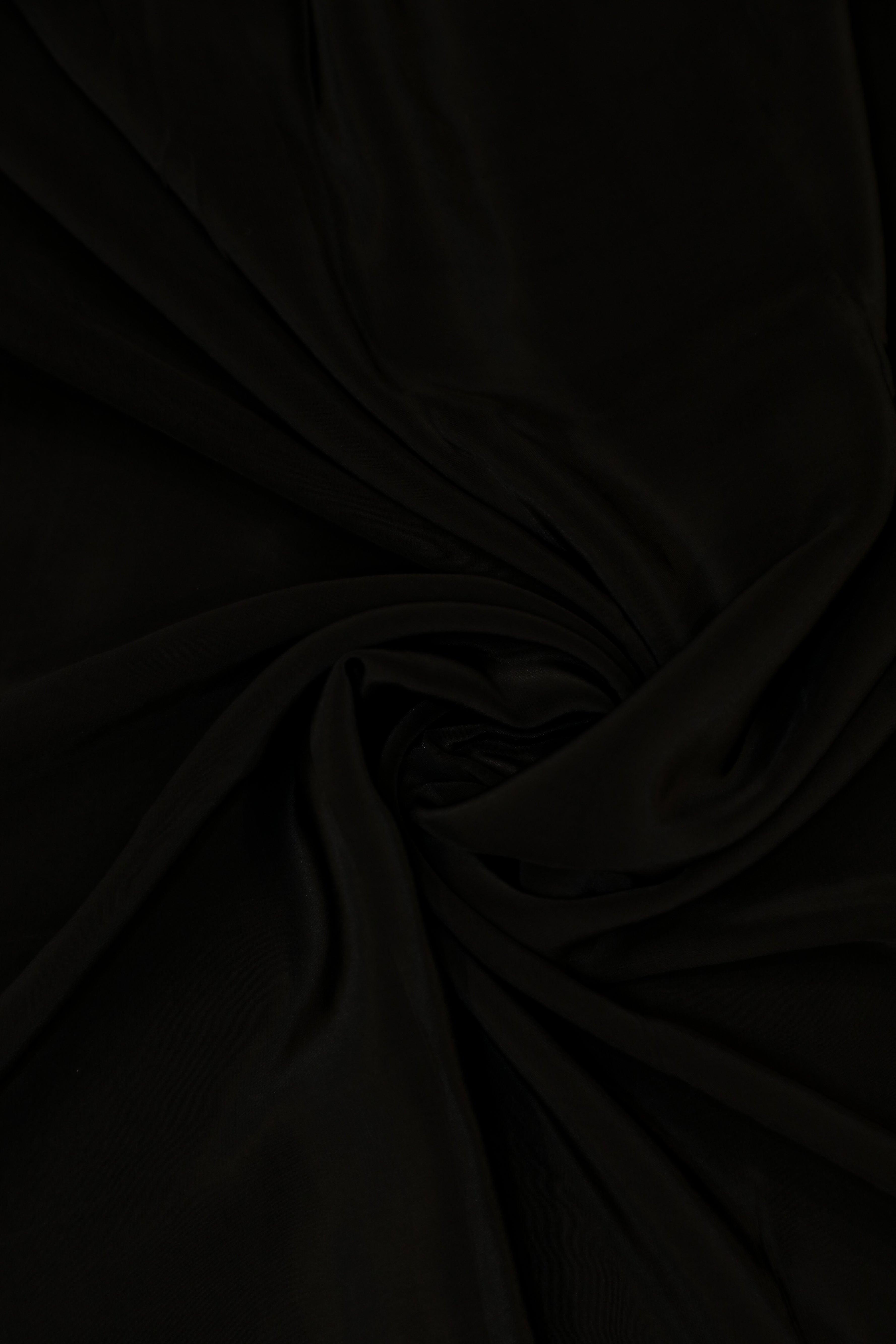 Designer Black Organza silk Suit
