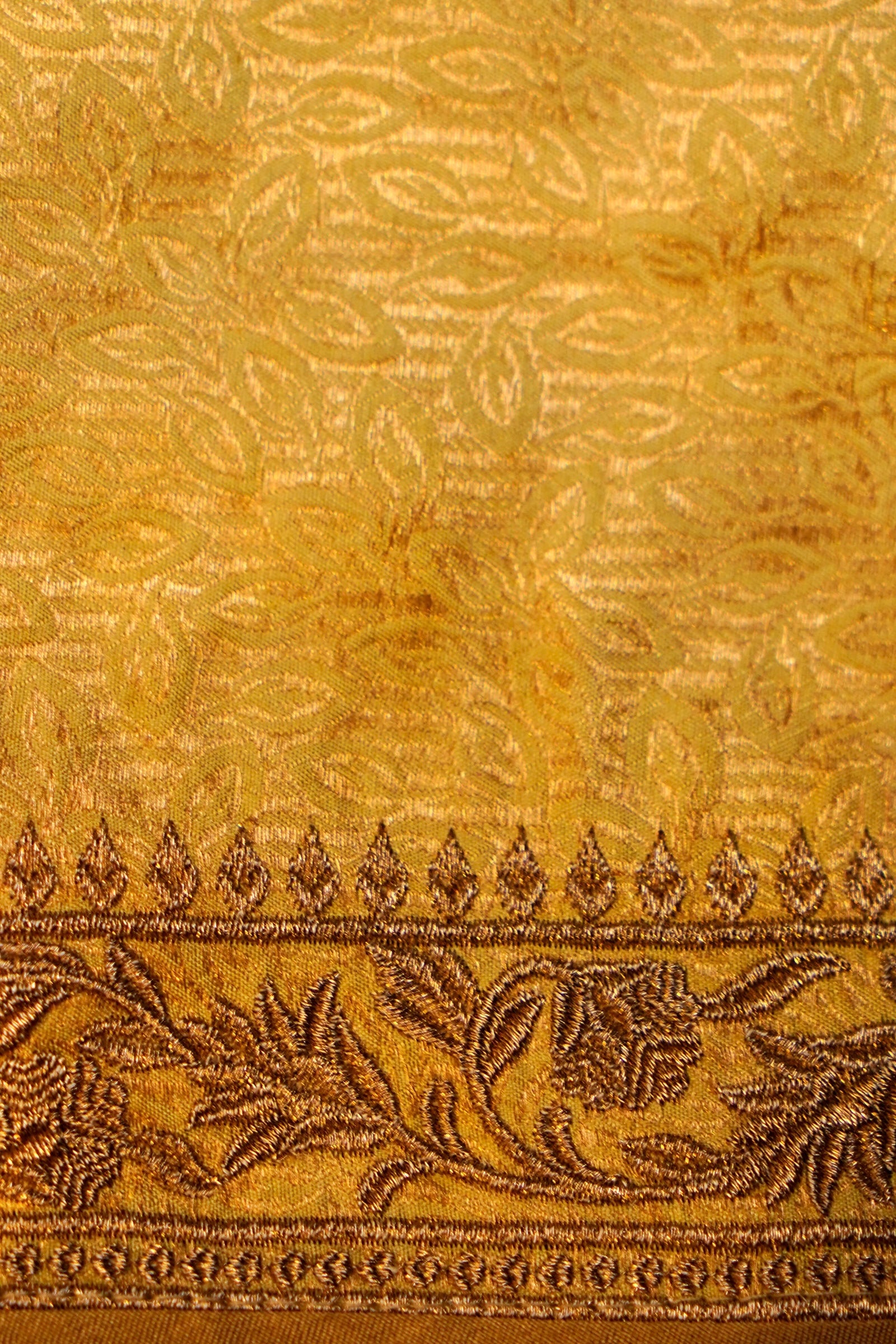 Designer Golden Tissue Silk Saree