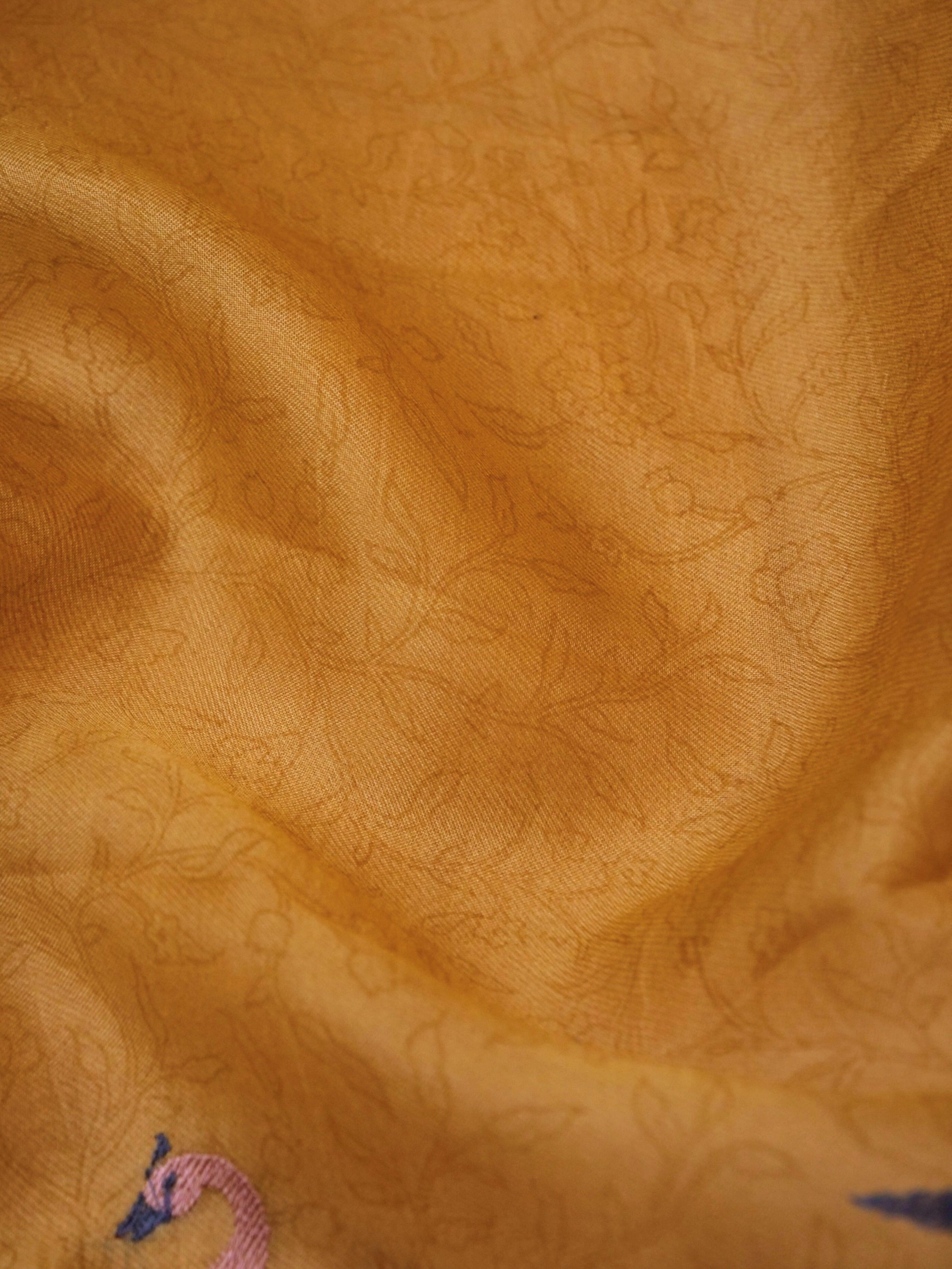 Handwoven Yellow Banarasi Organza Suit - Sumangal Ekam