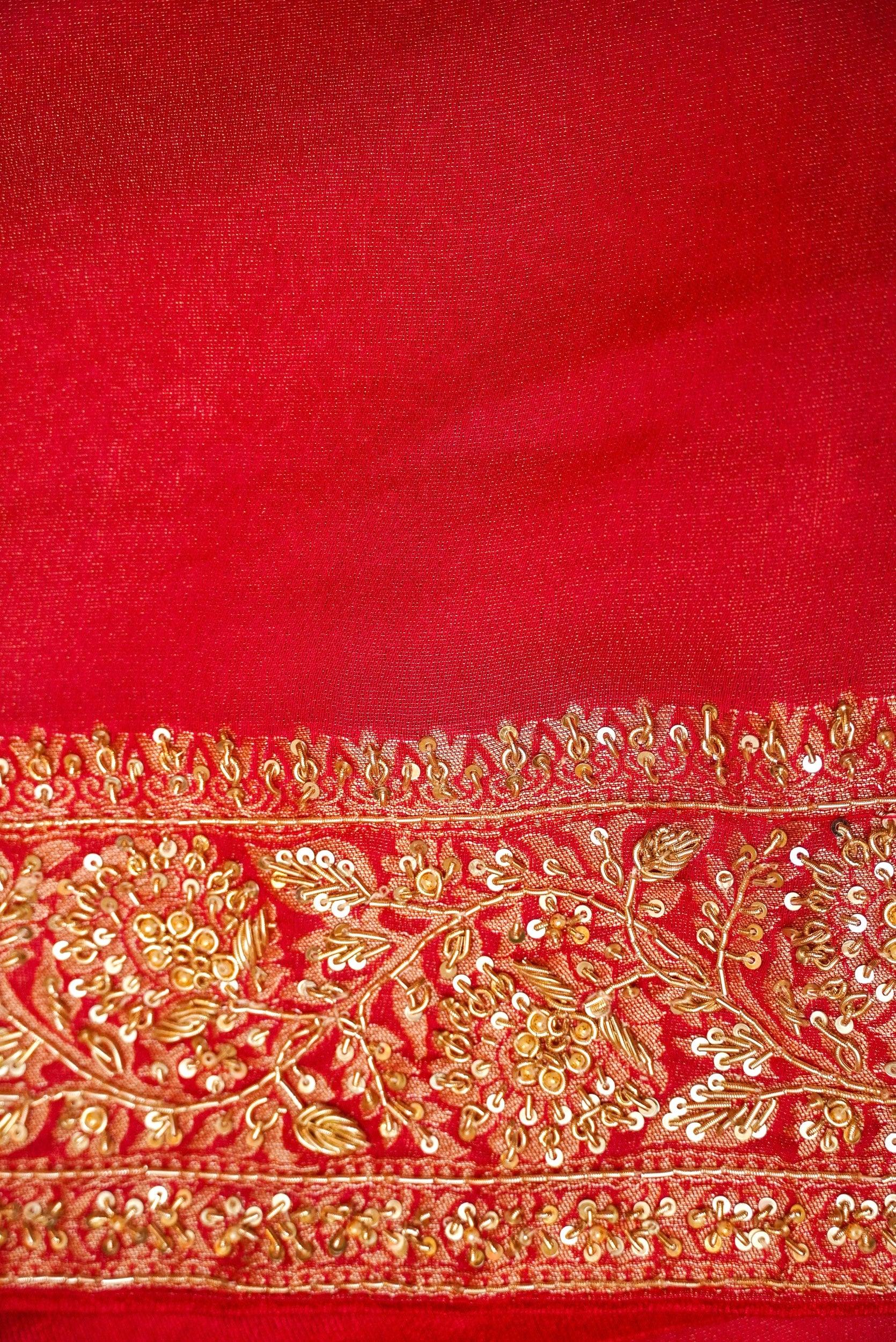 Designer Pink Katan Silk Saree