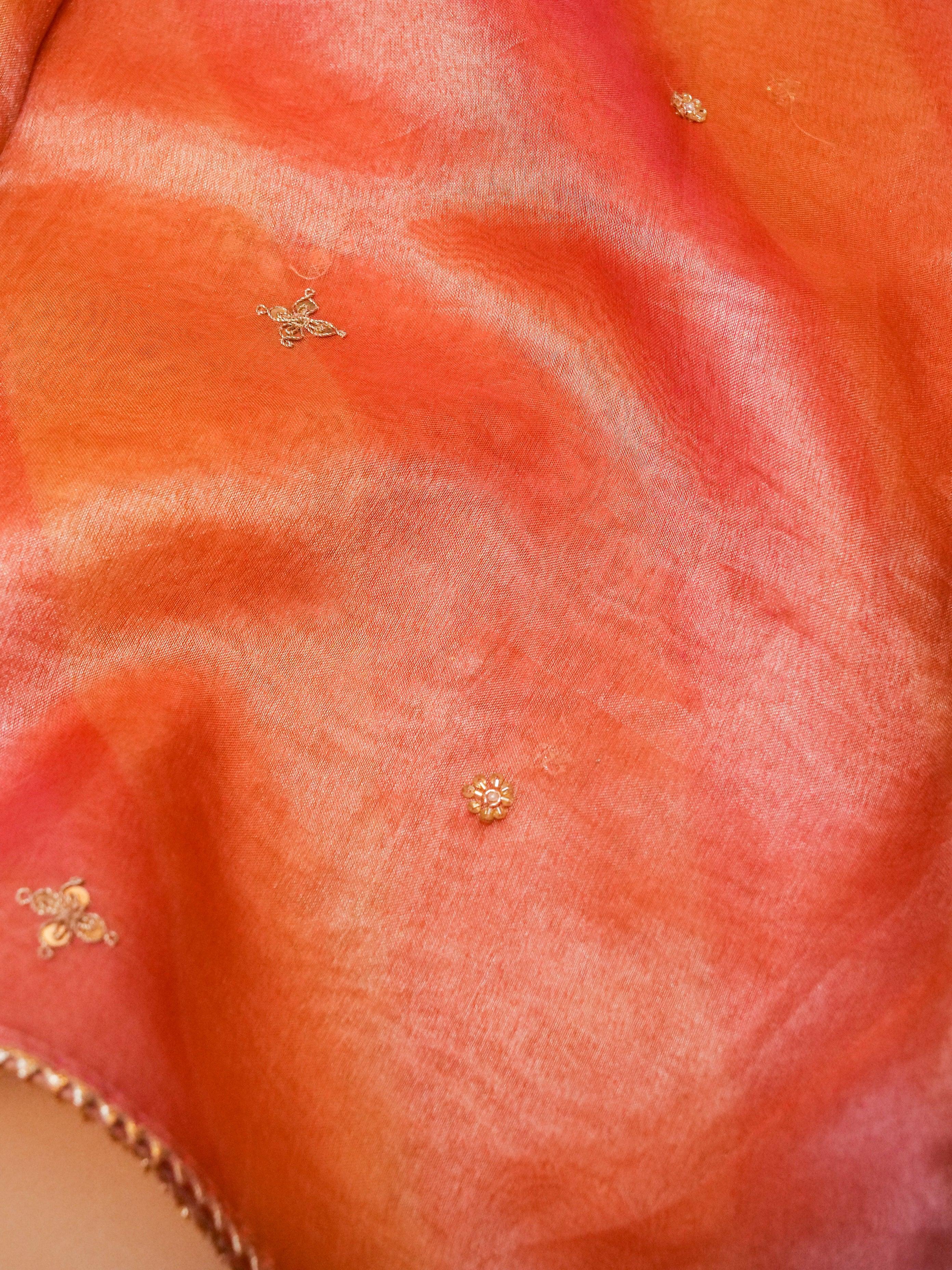 Designer Rangkat Tissue Silk Saree - Sumangal Ekam