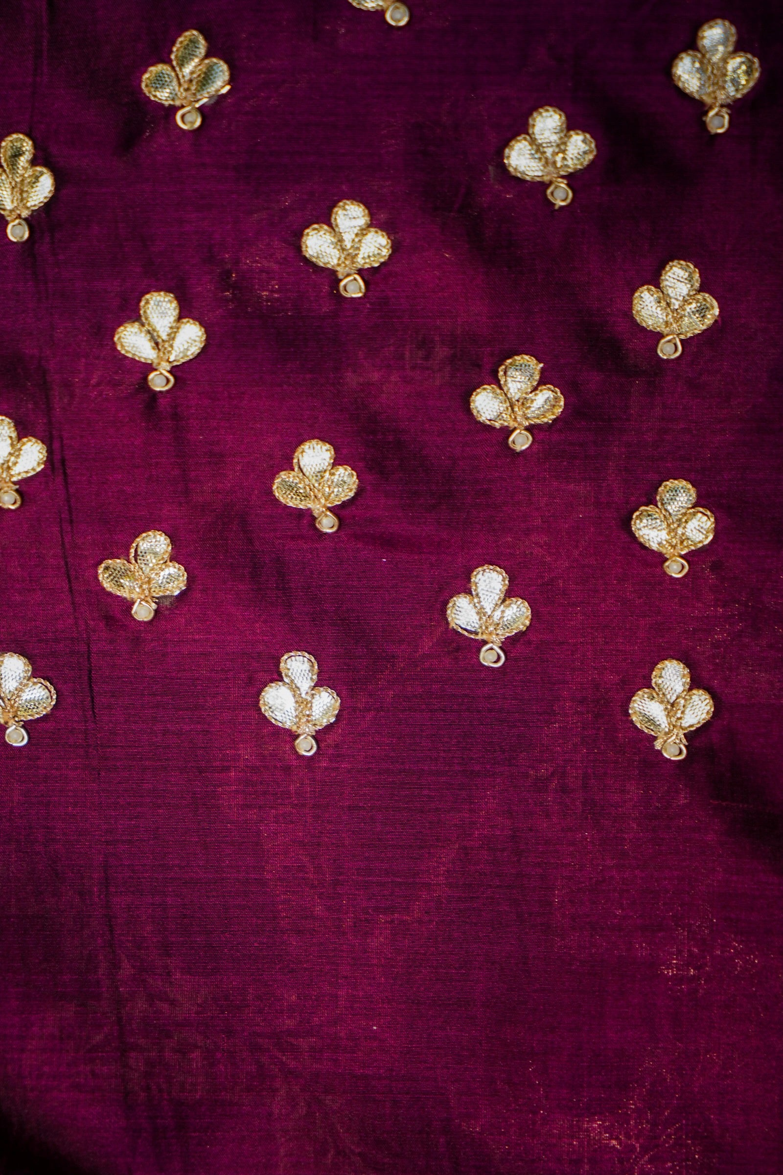 Designer Wine Katan Silk Saree