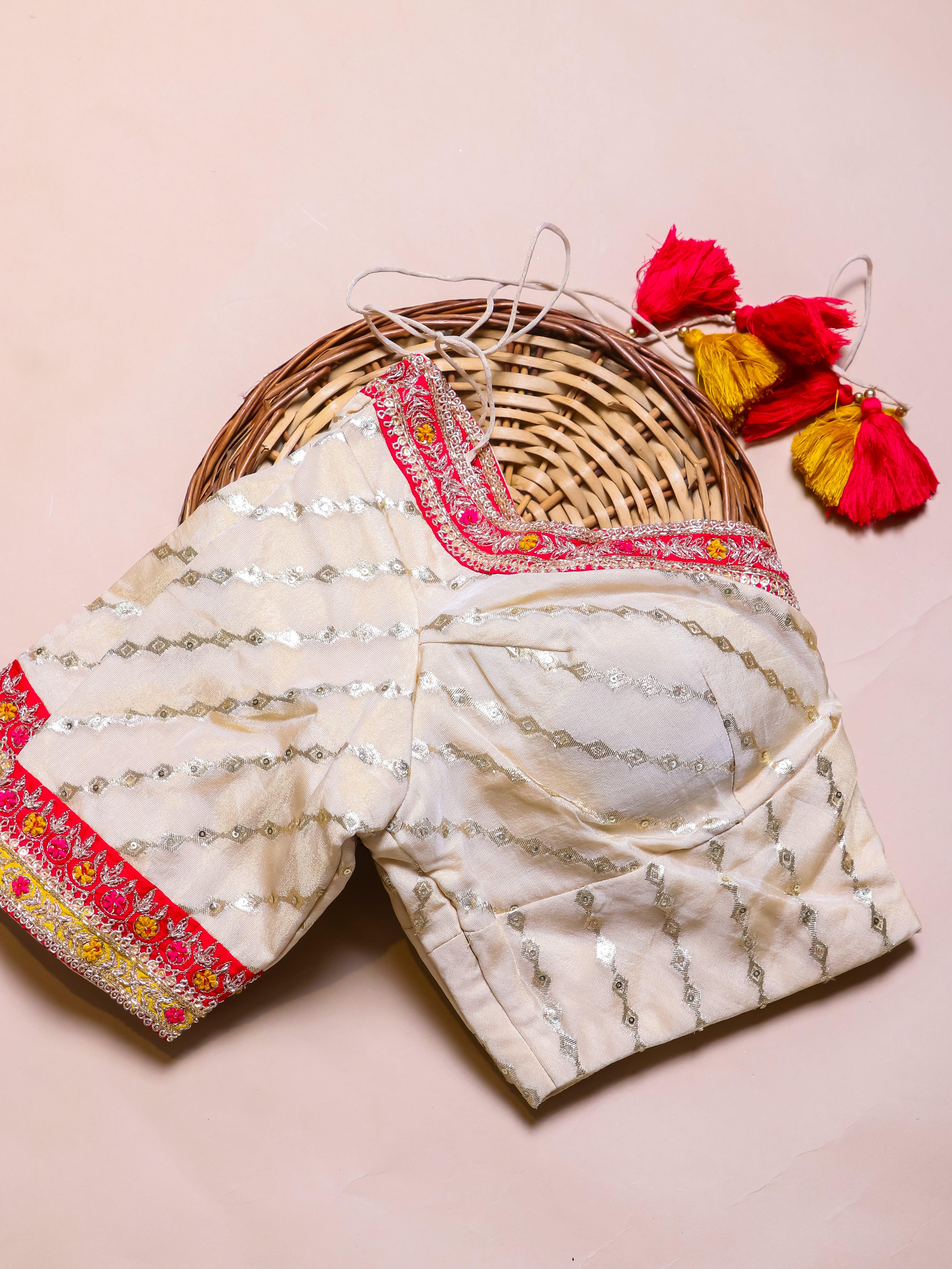 Handwoven Reddish Pink Banarasi Khaddi Silk Saree - Sumangal Ekam