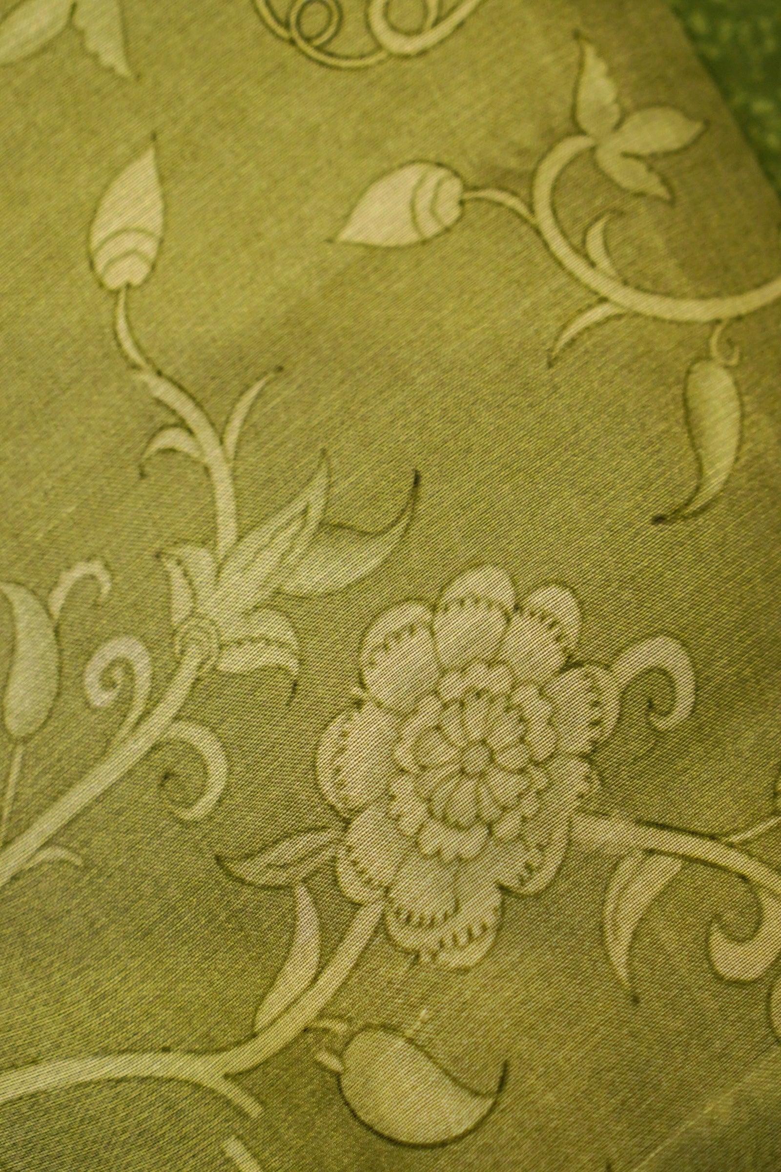 Designer Mehendi Green Organza Suit