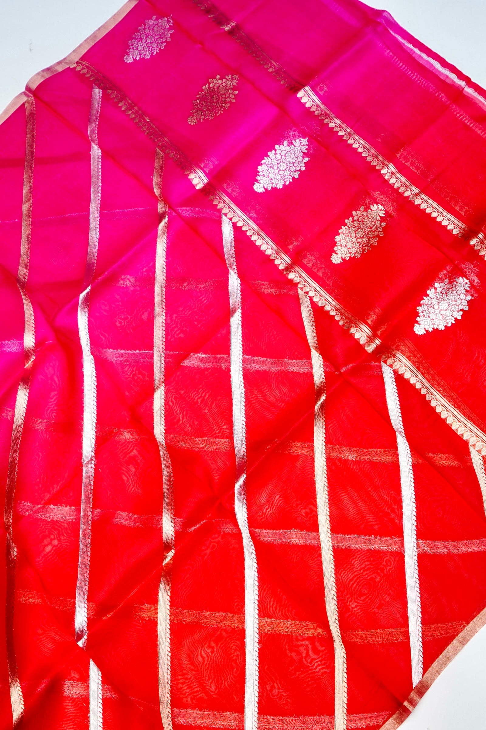 Designer Pink Moonga Silk Suit