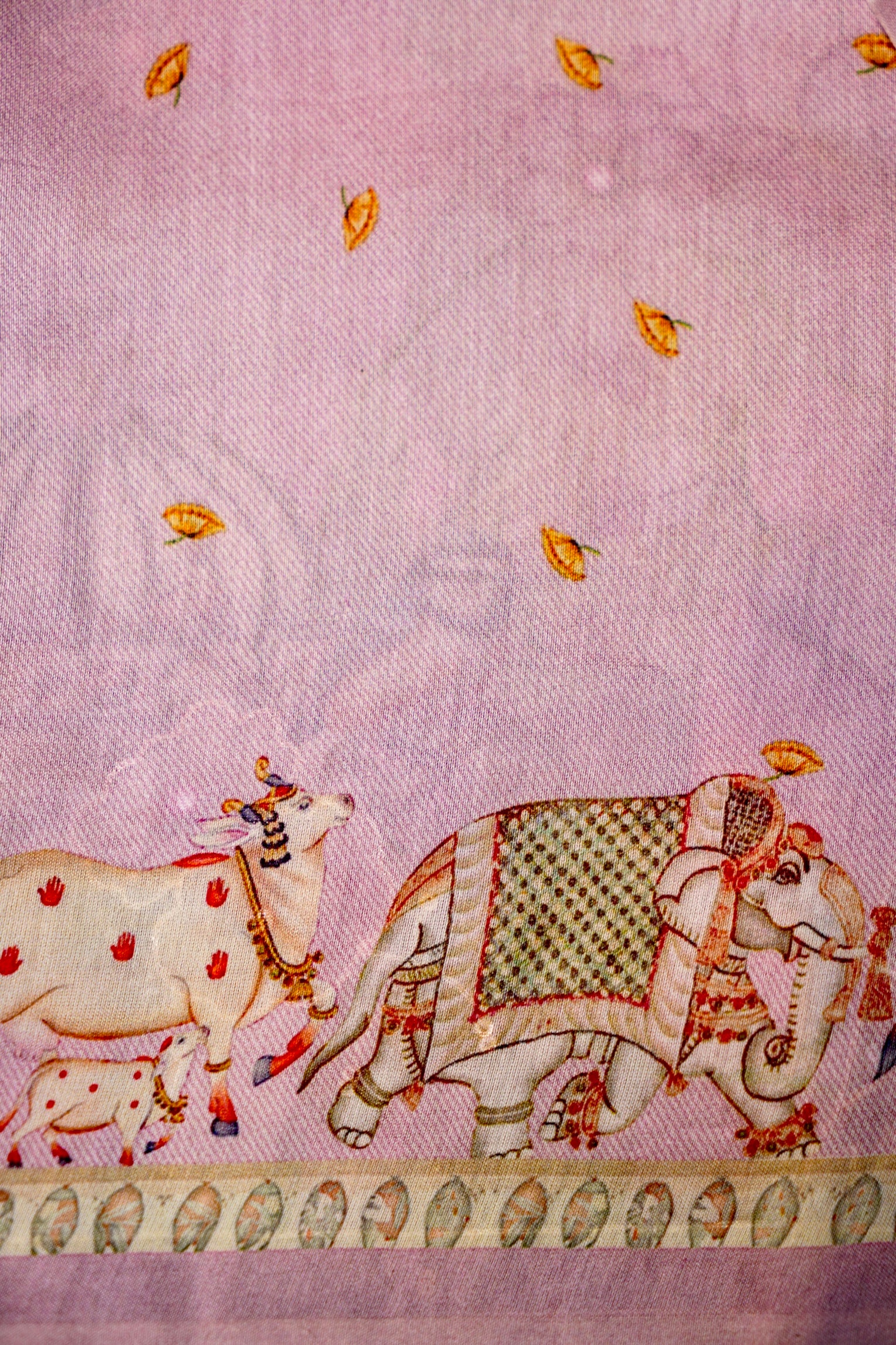 Designer Pink Organza Silk Saree