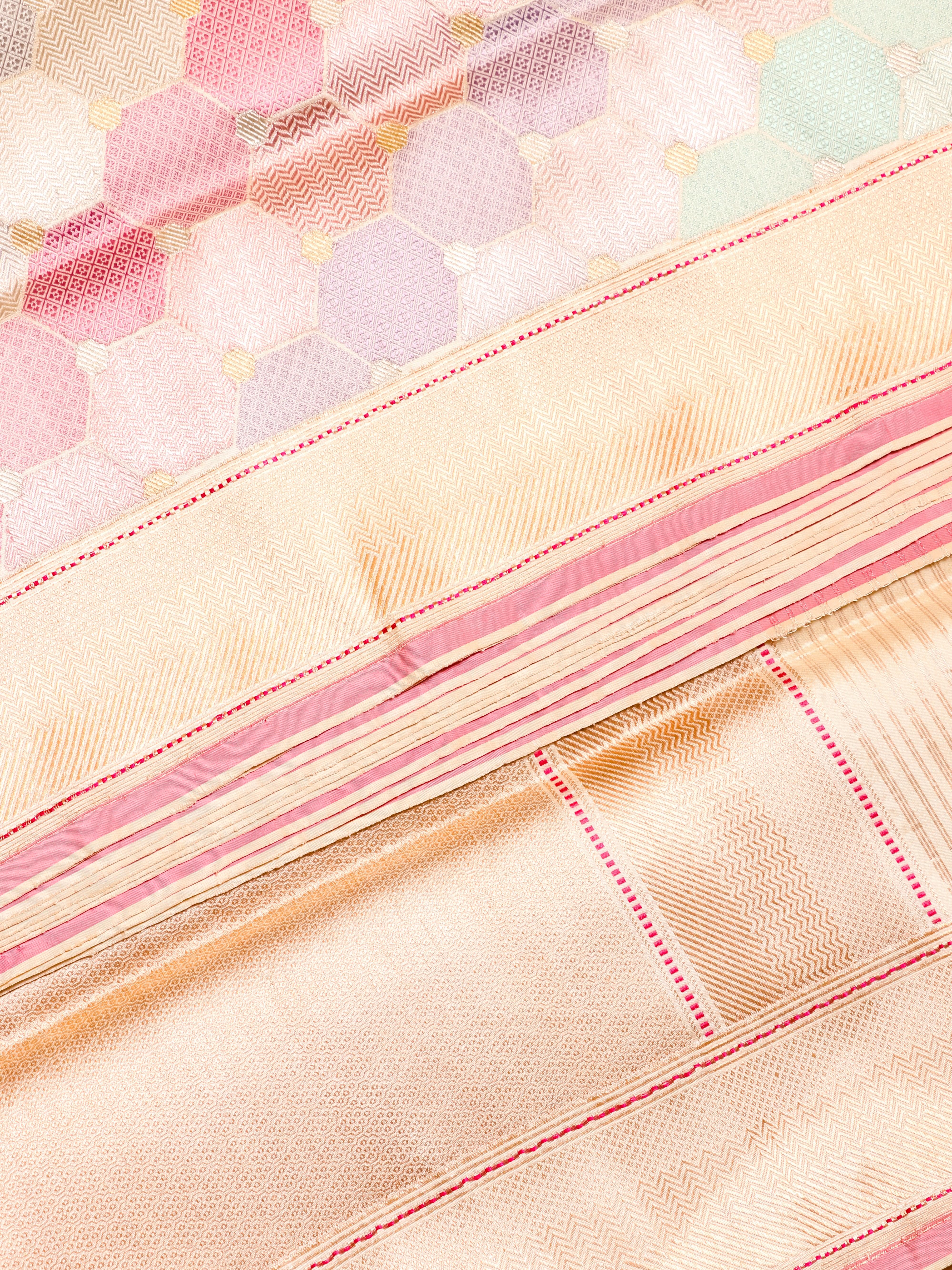 Handwoven Rangkat Banarasi Katan Silk Saree - Sumangal Ekam