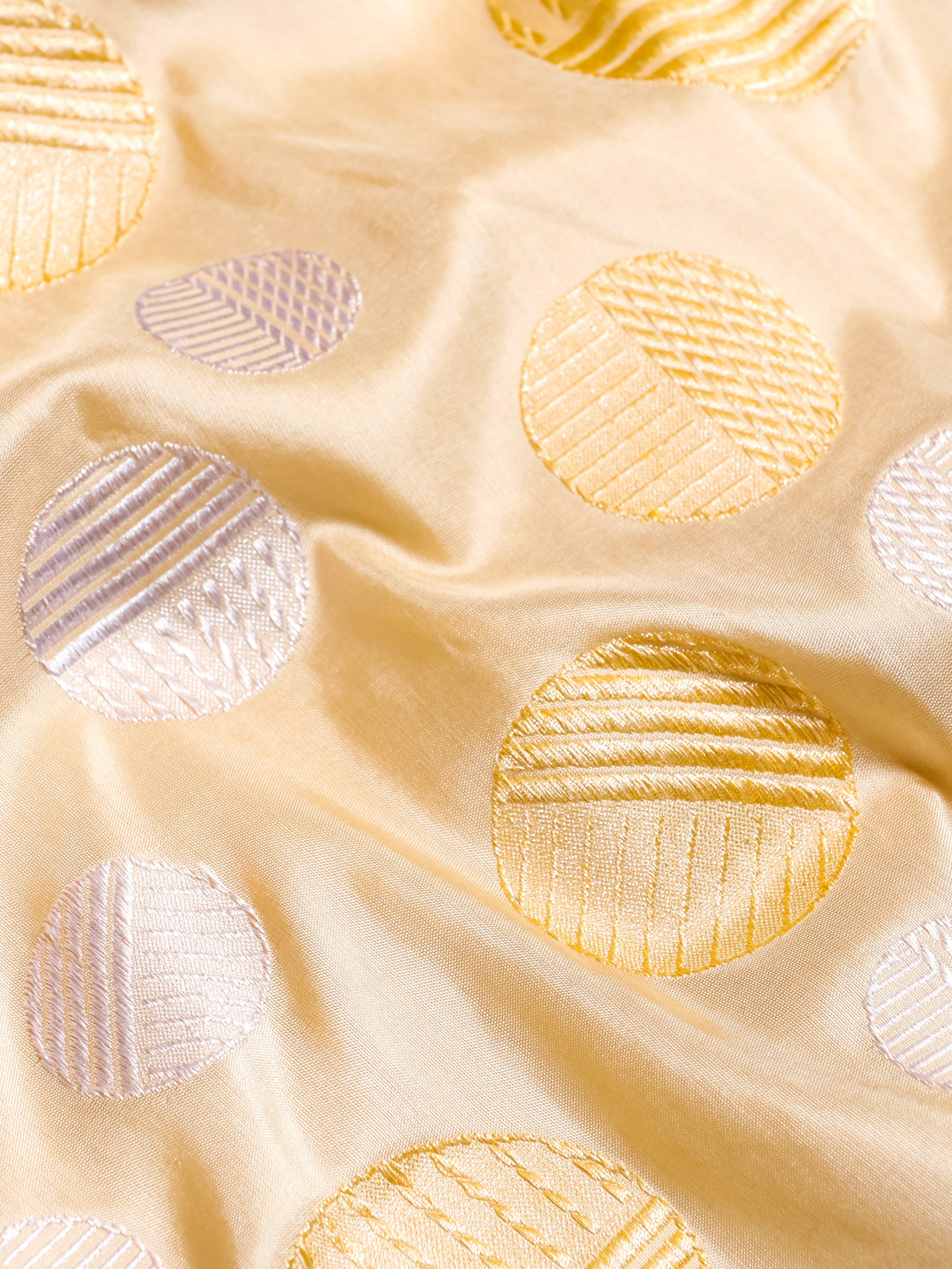 Handwoven Rangkat Banarasi Katan Silk Saree - Sumangal Ekam