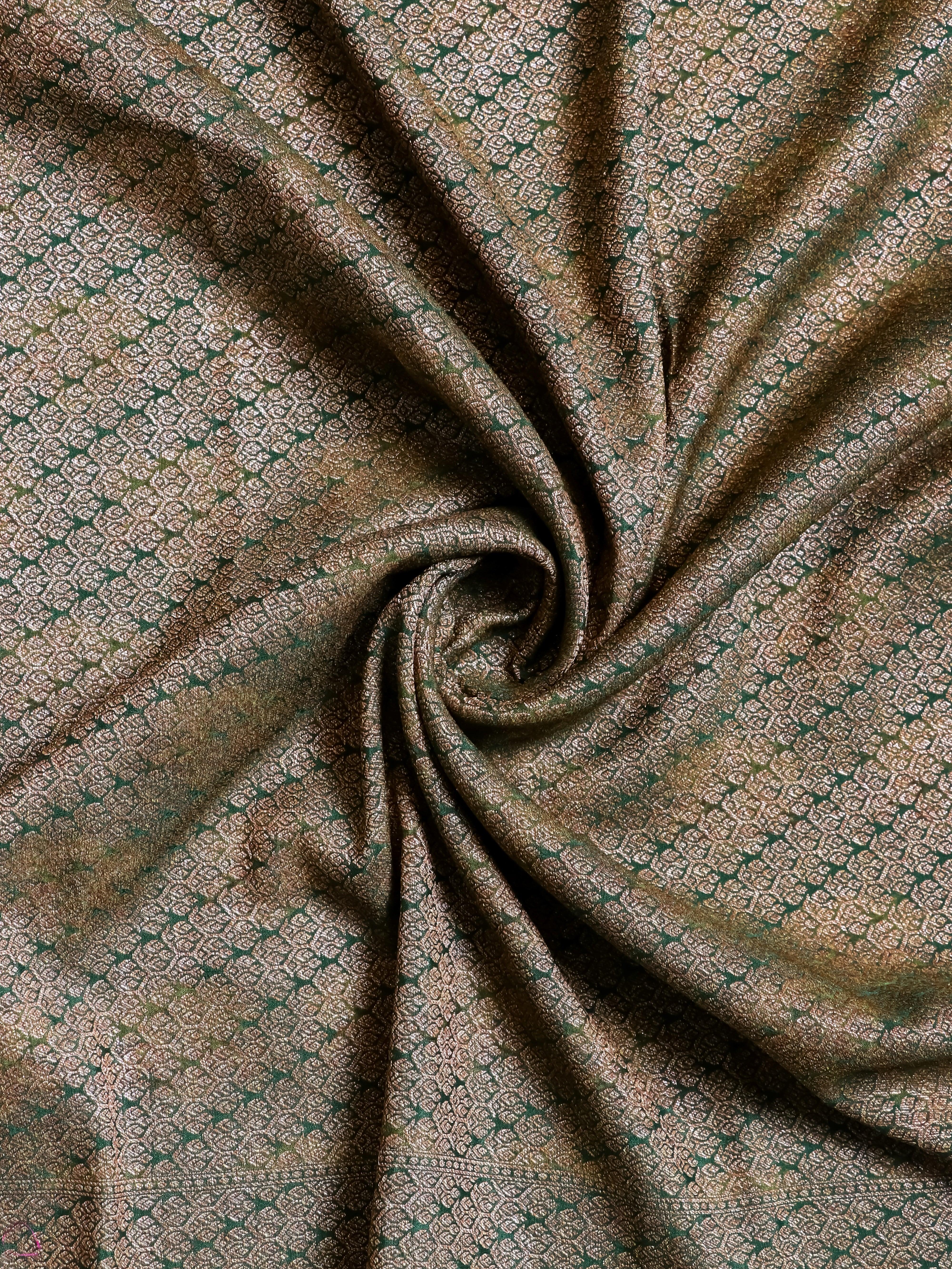 Handwoven Multi Color Banarasi Cotton Silk Saree - Sumangal Ekam