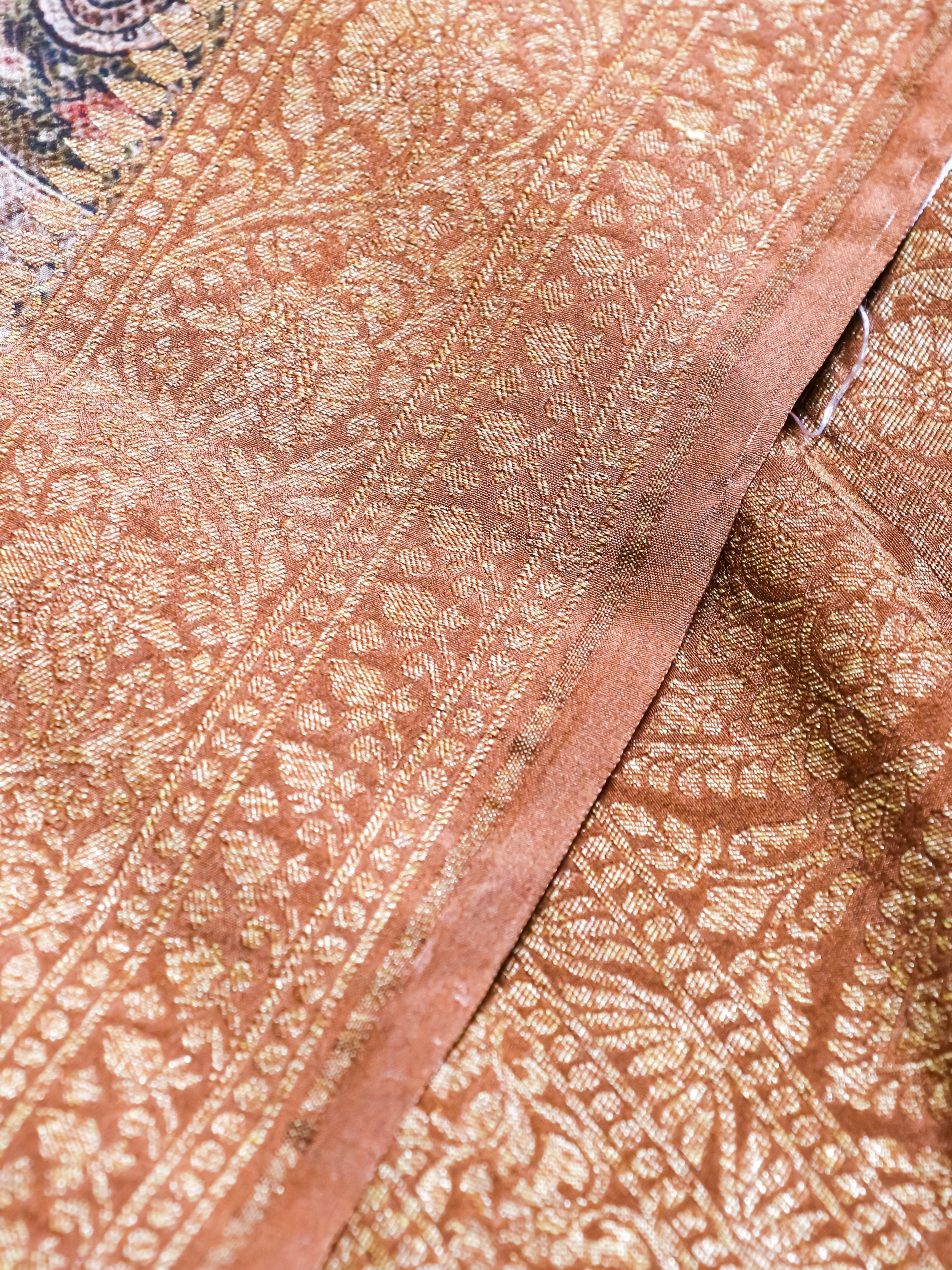 Handwoven Multi Color Banarasi Cotton Silk Saree - Sumangal Ekam