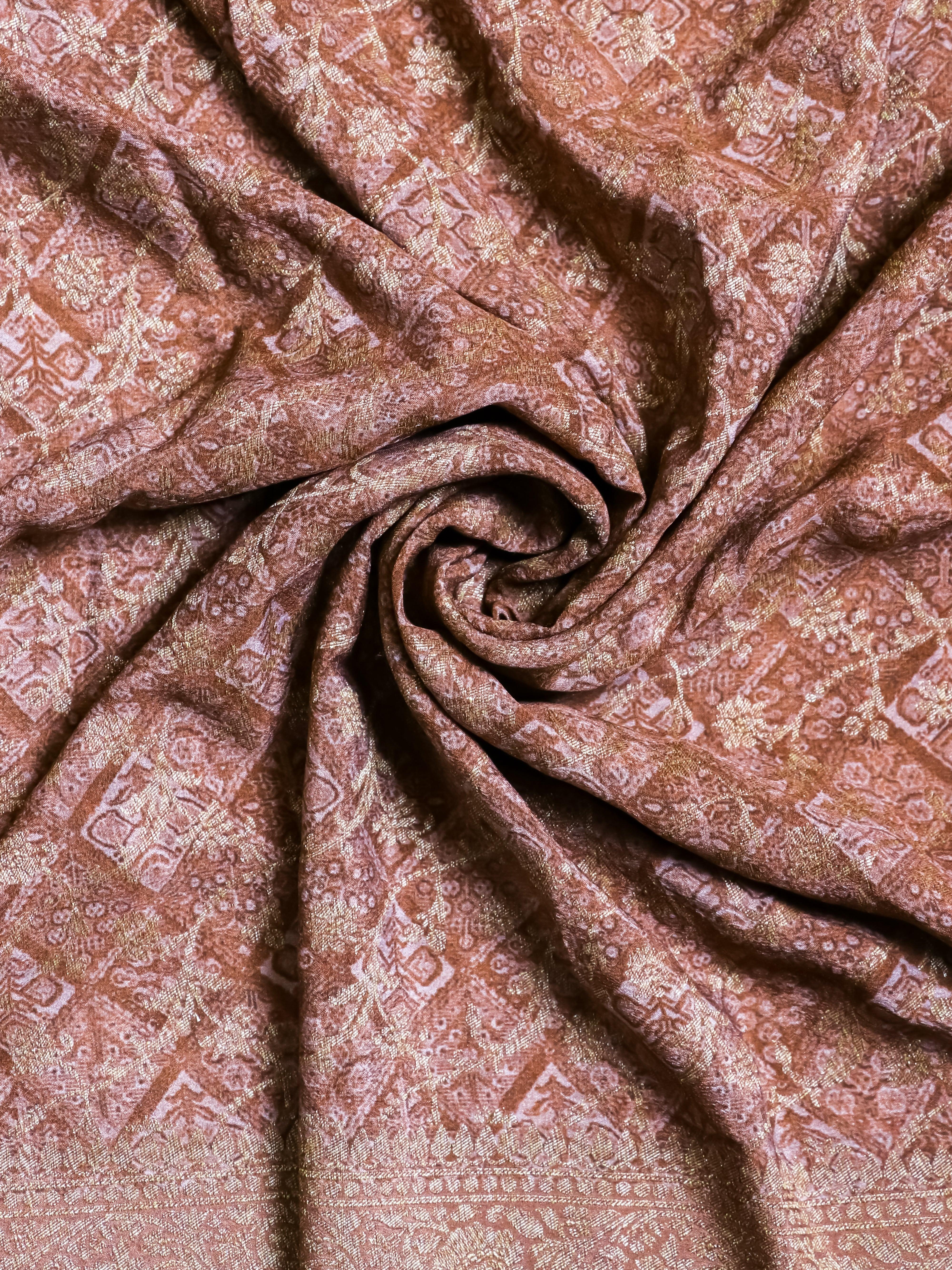 Handwoven Multi Color Banarasi Cotton Silk Saree - Sumangal Ekam