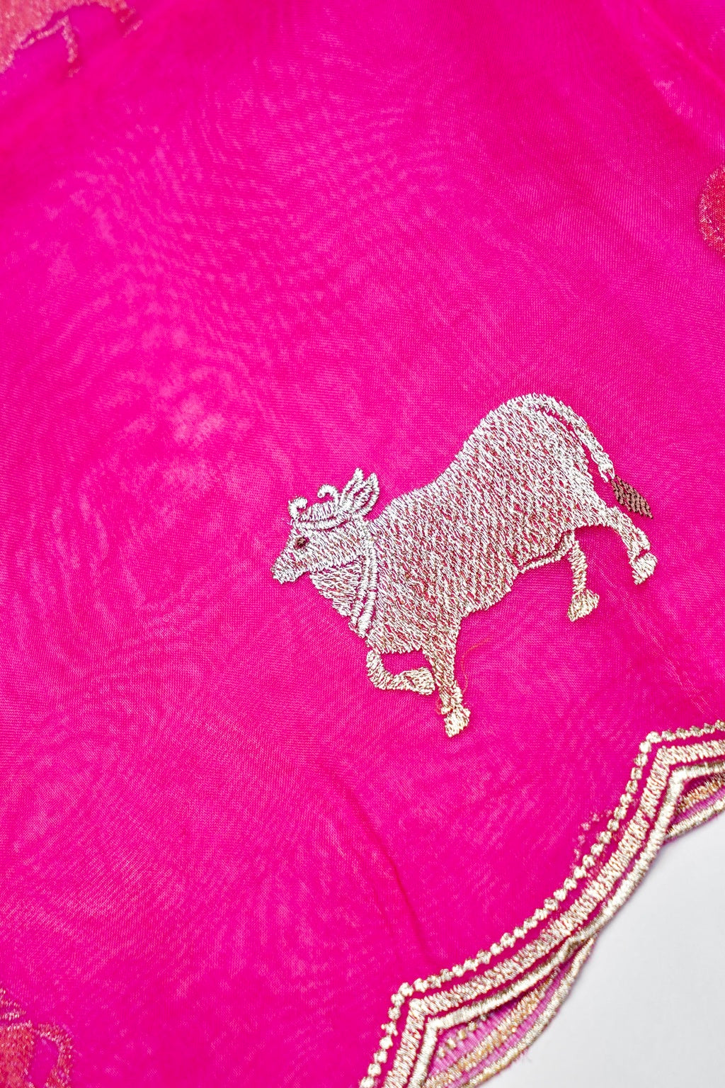 DesignerRani Pink Organza Silk Suit