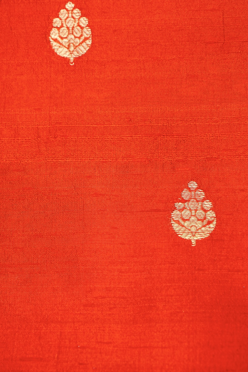 Designer Red Raw Silk Suit