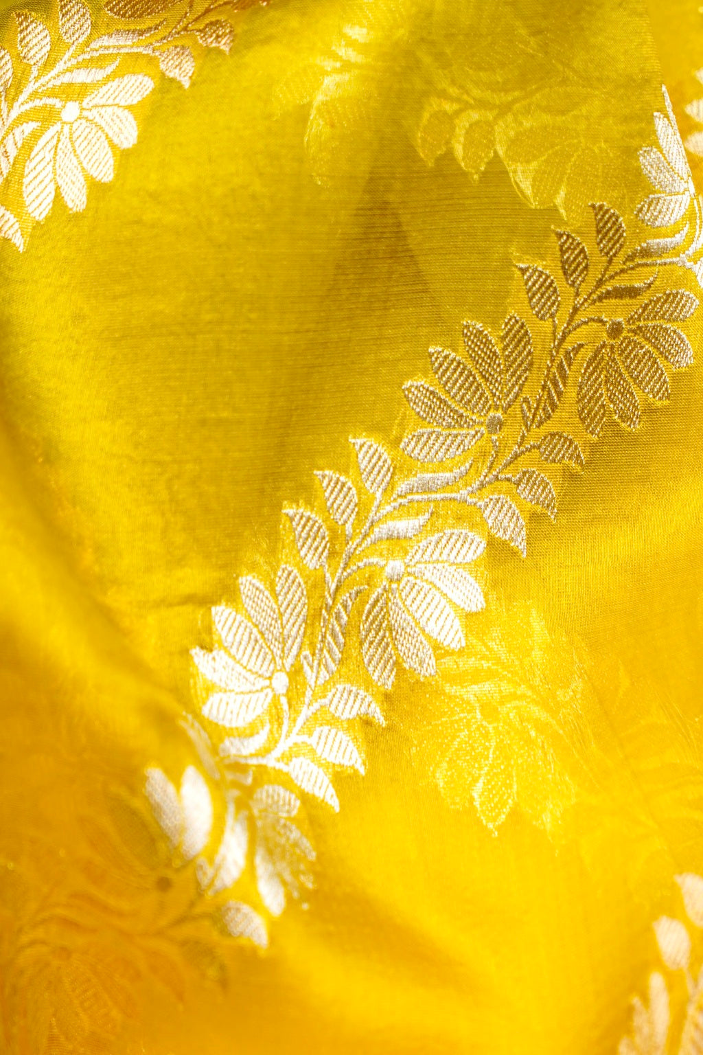 Designer Mustard Yellow  Moonga Silk Suit